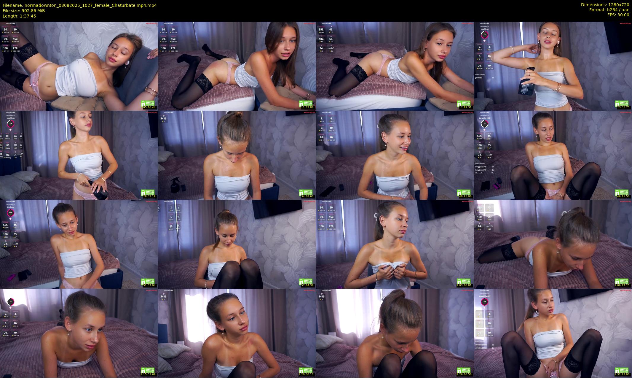 normadownton — 98 minute Chaturbate female cam show recording, 720p, Aug 3, 2025