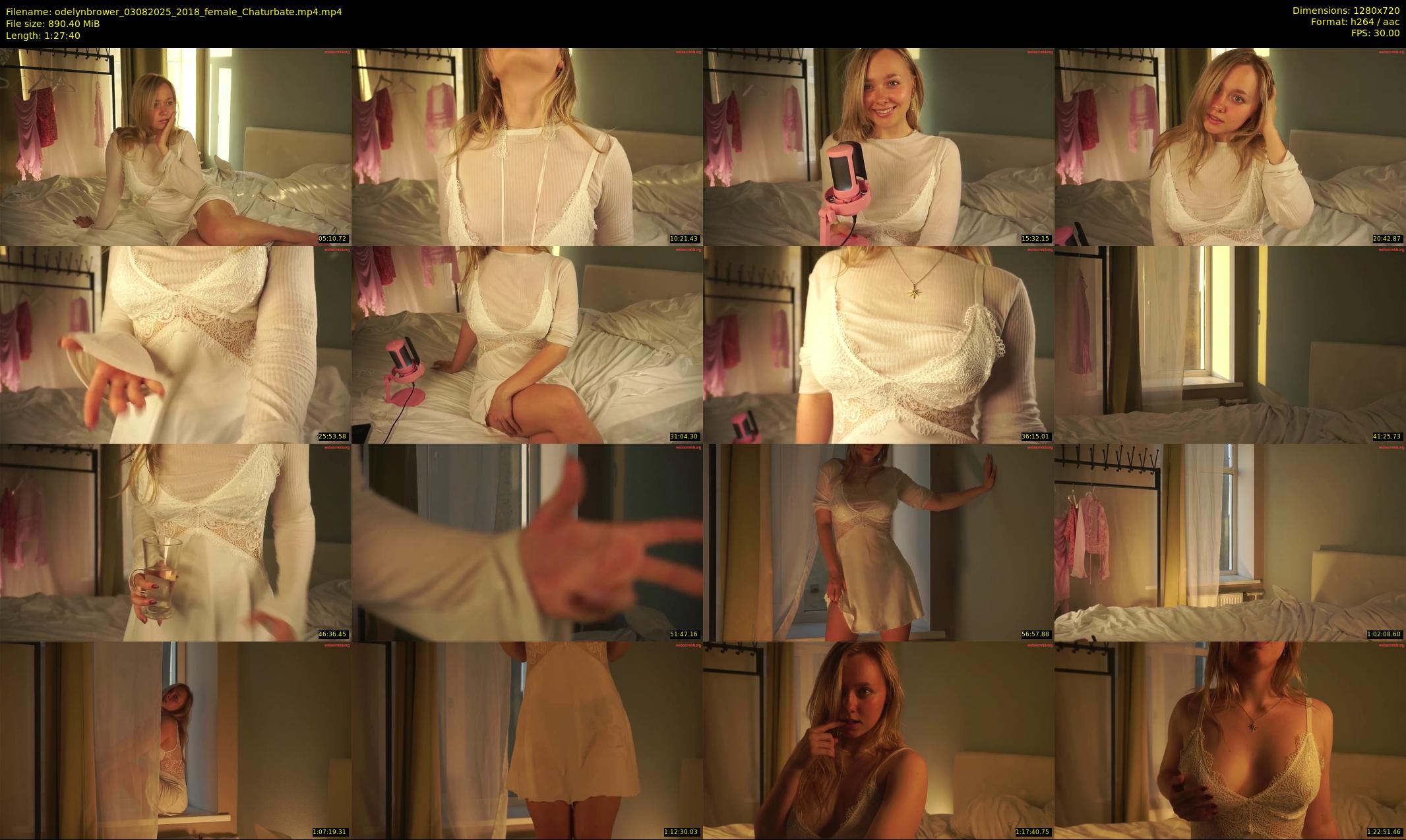 odelynbrower — 88 minute Chaturbate female cam show recording, 720p, Aug 3, 2025