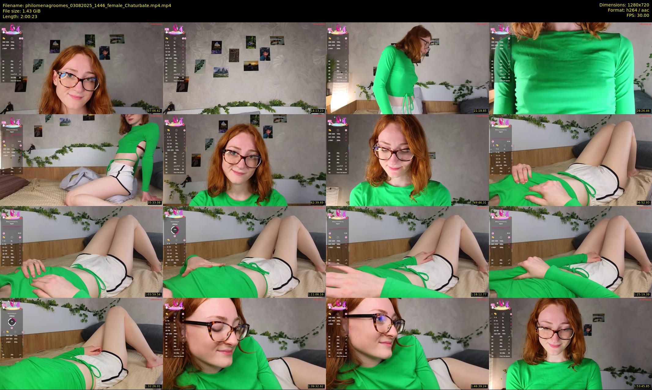 philomenagroomes — 121 minute Chaturbate female cam show recording, 720p, Aug 3, 2025