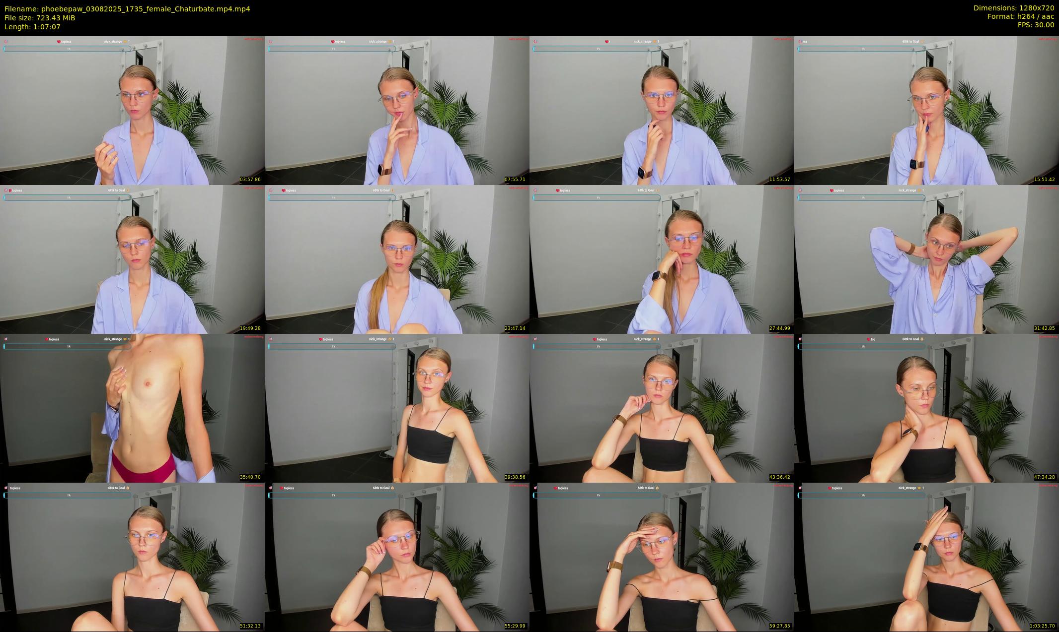 phoebepaw — 68 minute Chaturbate female cam show recording, 720p, Aug 3, 2025