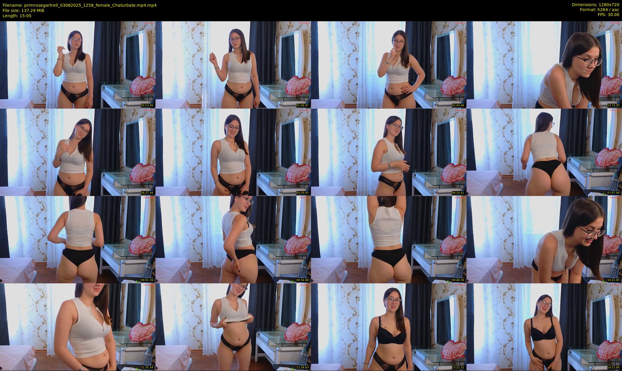primrosegartrell — 16 minute Chaturbate female cam show recording, 720p, Aug 3, 2025