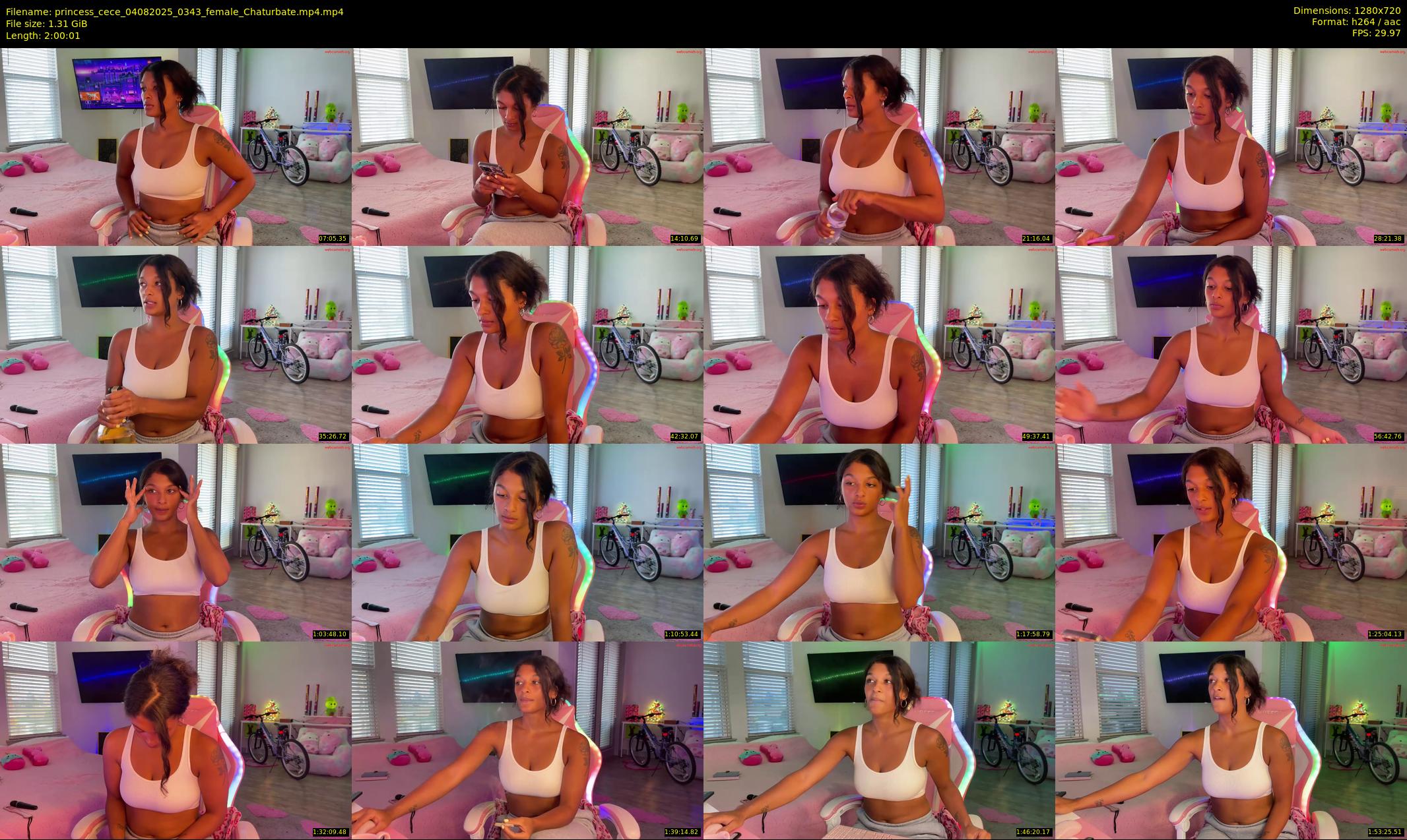princess_cece — 121 minute Chaturbate female cam show recording, 720p, Aug 4, 2025