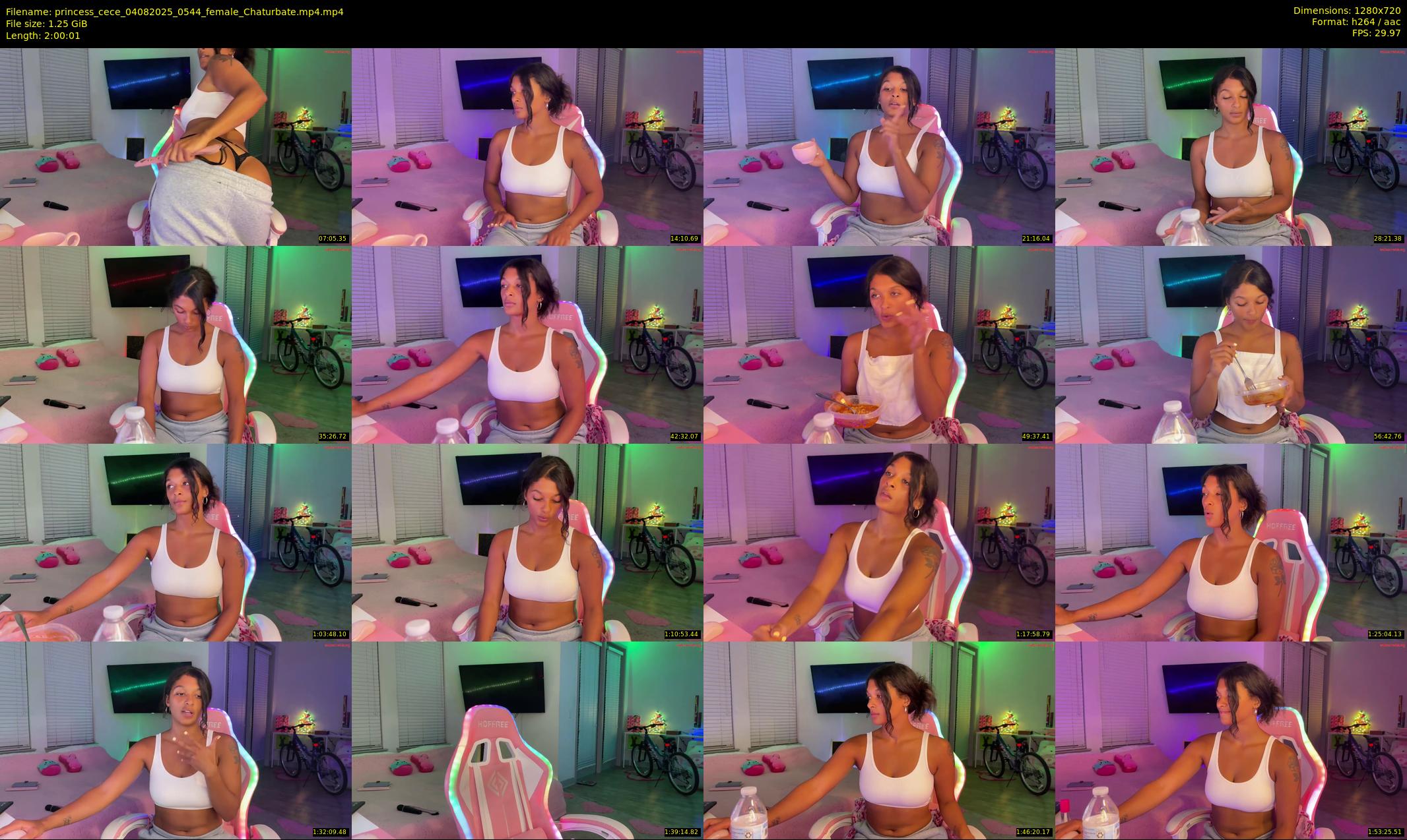 princess_cece — 121 minute Chaturbate female cam show recording, 720p, Aug 4, 2025