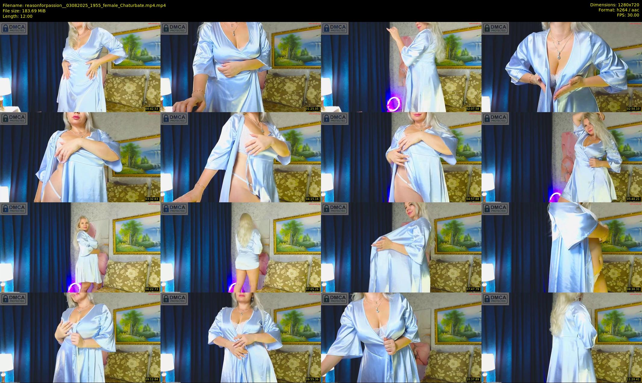 reasonforpassion_ — 12 minute Chaturbate female cam show recording, 720p, Aug 3, 2025