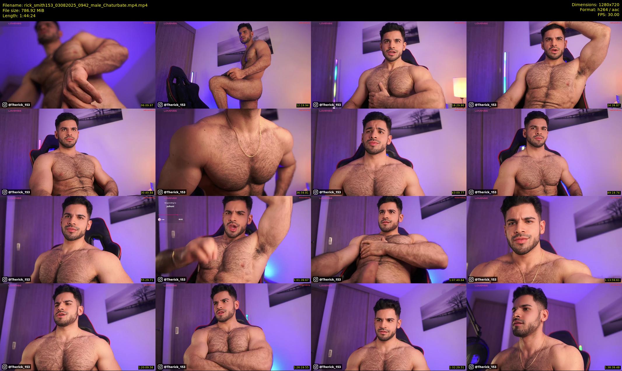 rick_smith153 — 105 minute Chaturbate male cam show recording, 720p, Aug 3, 2025