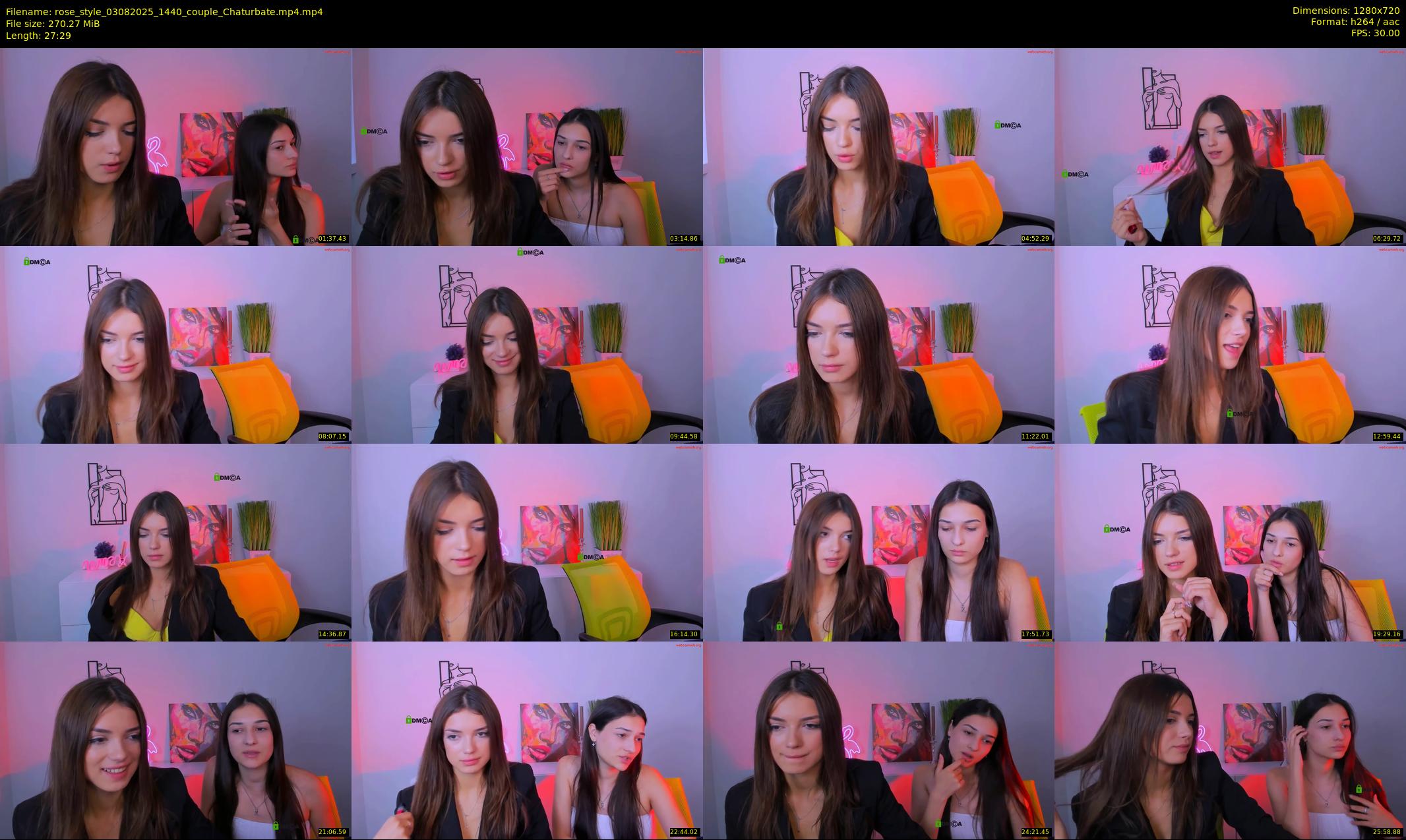 rose_style — 28 minute Chaturbate couple cam show recording, 720p, Aug 3, 2025