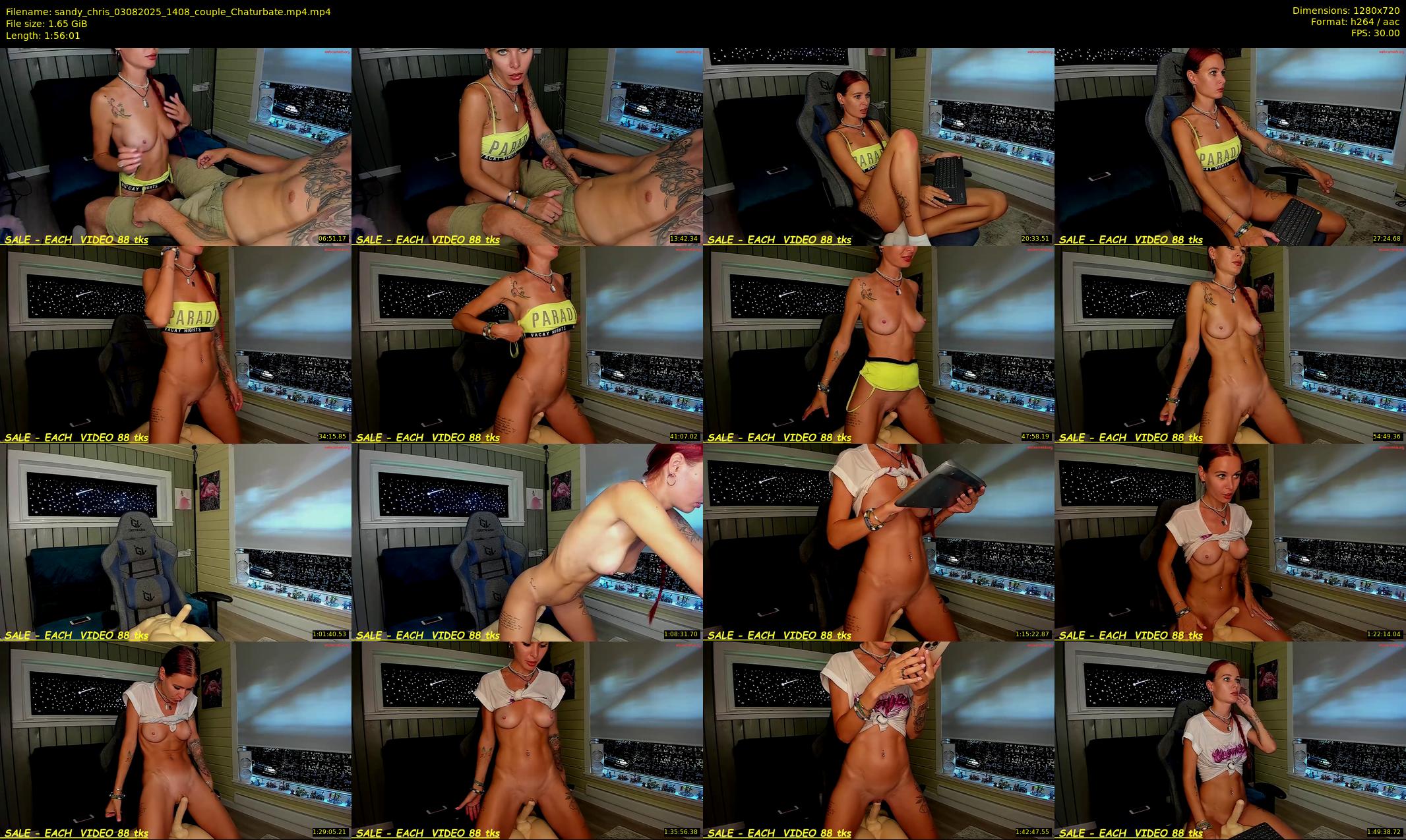 sandy_chris — 117 minute Chaturbate couple cam show recording, 720p, Aug 3, 2025