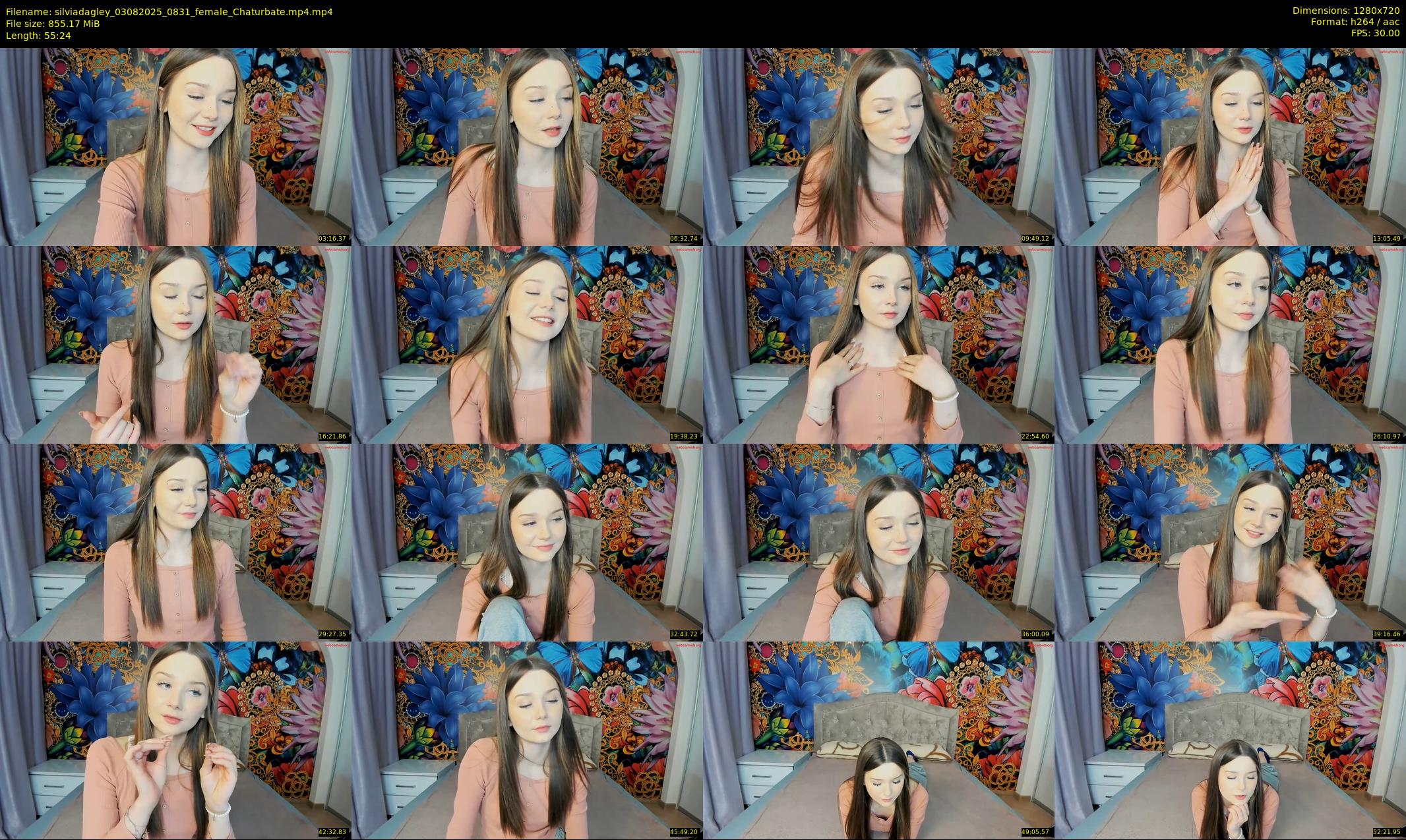 silviadagley — 56 minute Chaturbate female cam show recording, 720p, Aug 3, 2025