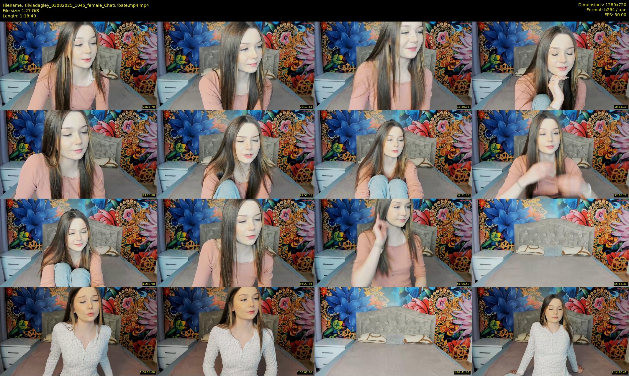 silviadagley — 79 minute Chaturbate female cam show recording, 720p, Aug 3, 2025