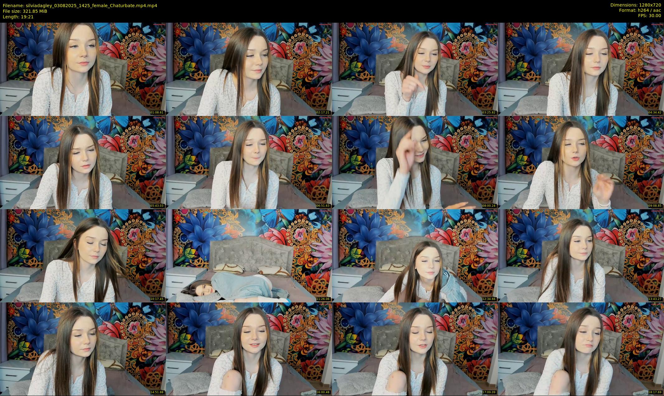 silviadagley — 20 minute Chaturbate female cam show recording, 720p, Aug 3, 2025