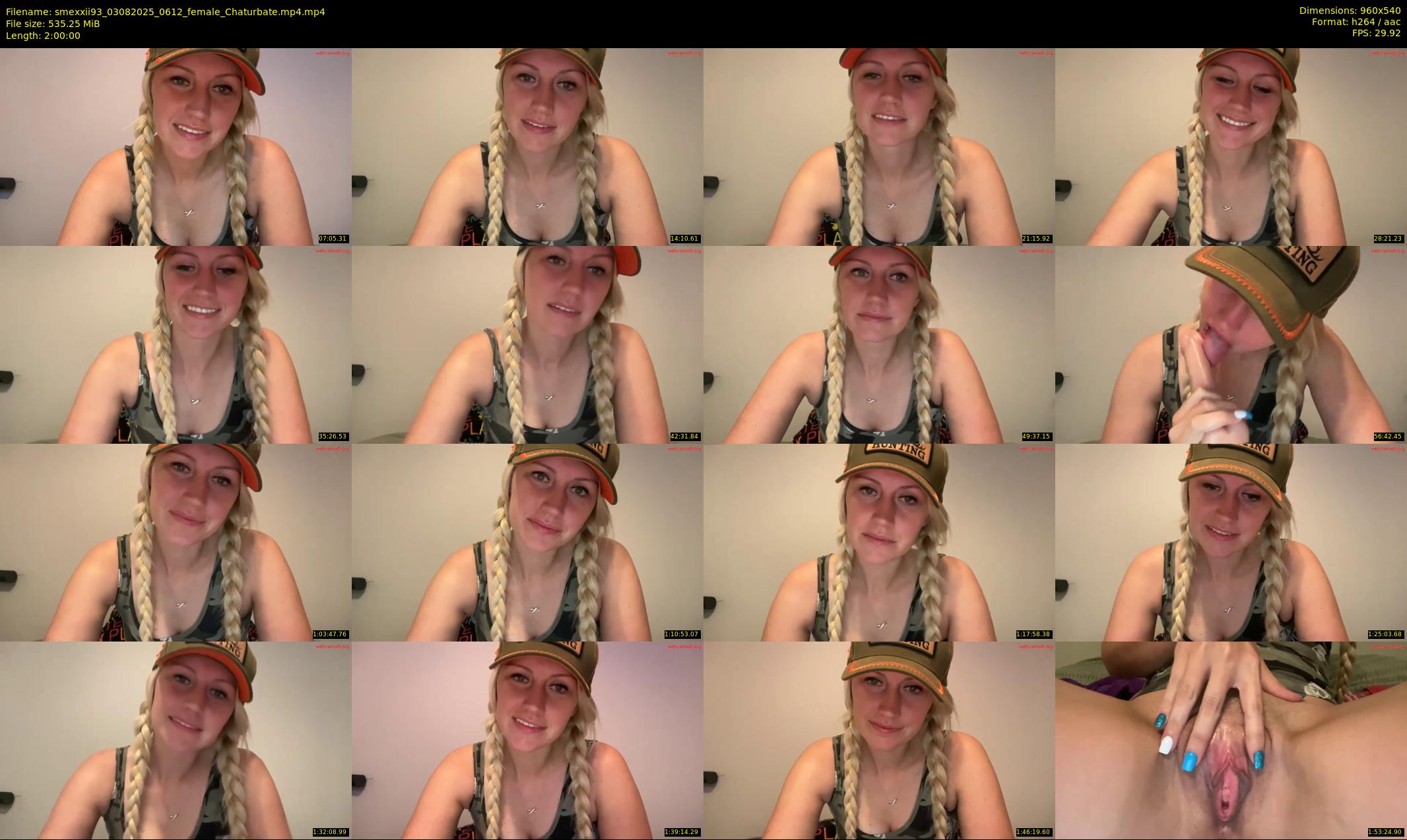 smexxii93 — 120 minute Chaturbate female cam show recording, 480p, Aug 3, 2025