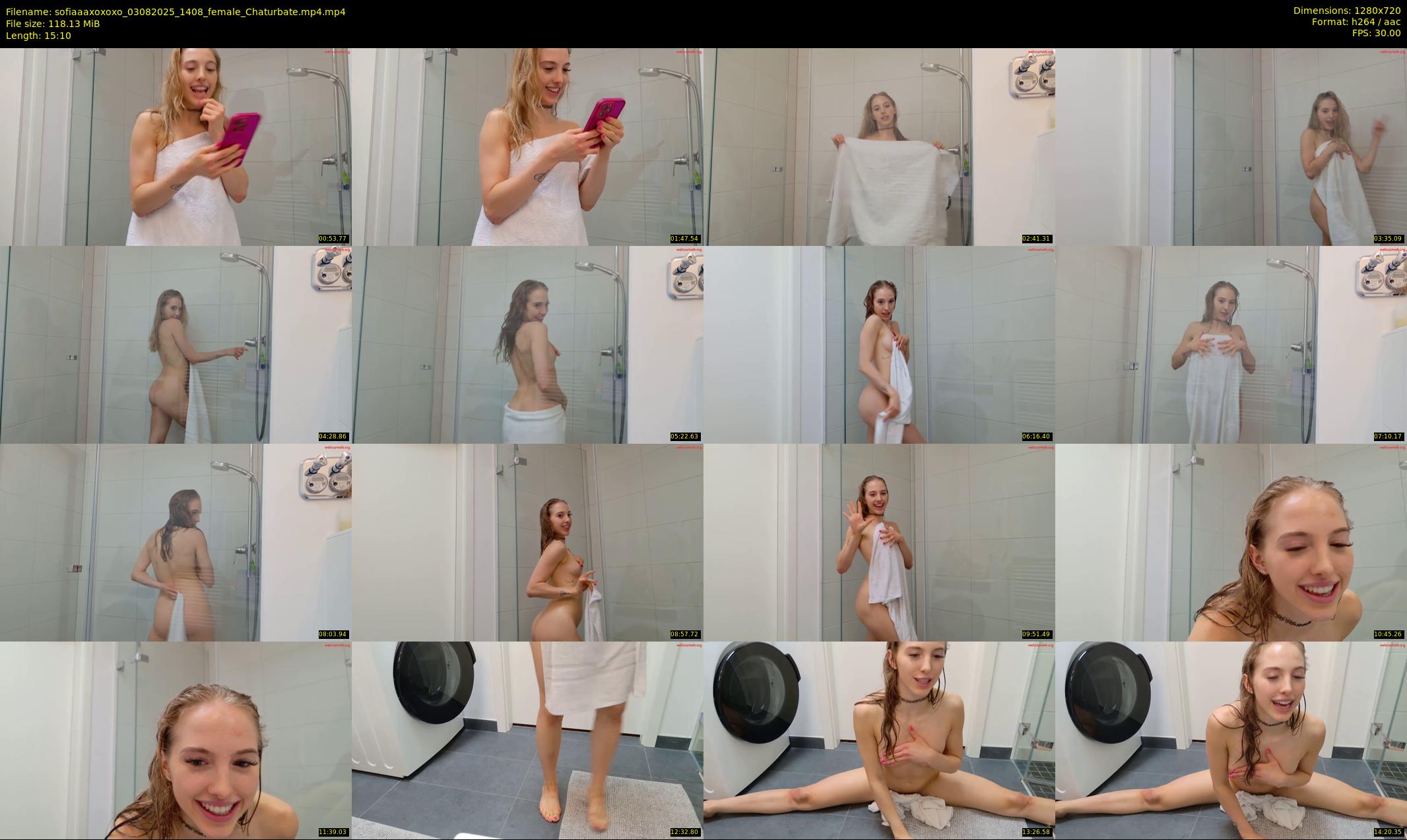 sofiaaaxoxoxo — 16 minute Chaturbate female cam show recording, 720p, Aug 3, 2025