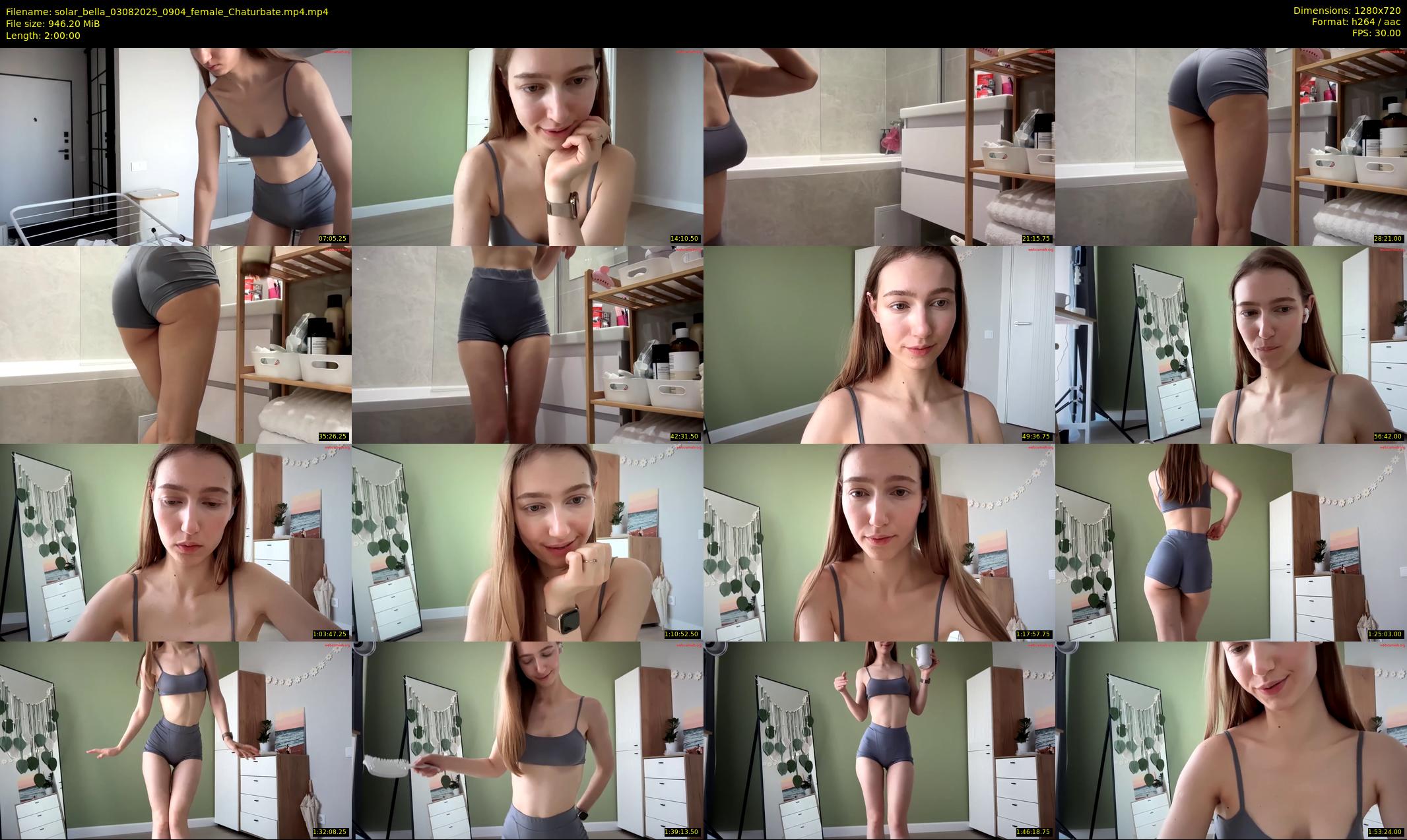 solar_bella — 120 minute Chaturbate female cam show recording, 720p, Aug 3, 2025