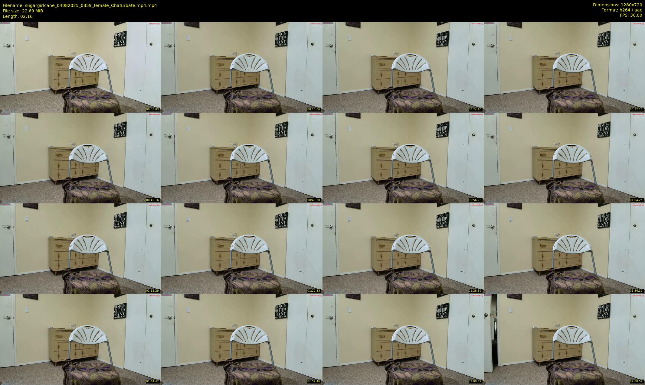 sugargirlcane — 3 minute Chaturbate female cam show recording, 720p, Aug 4, 2025