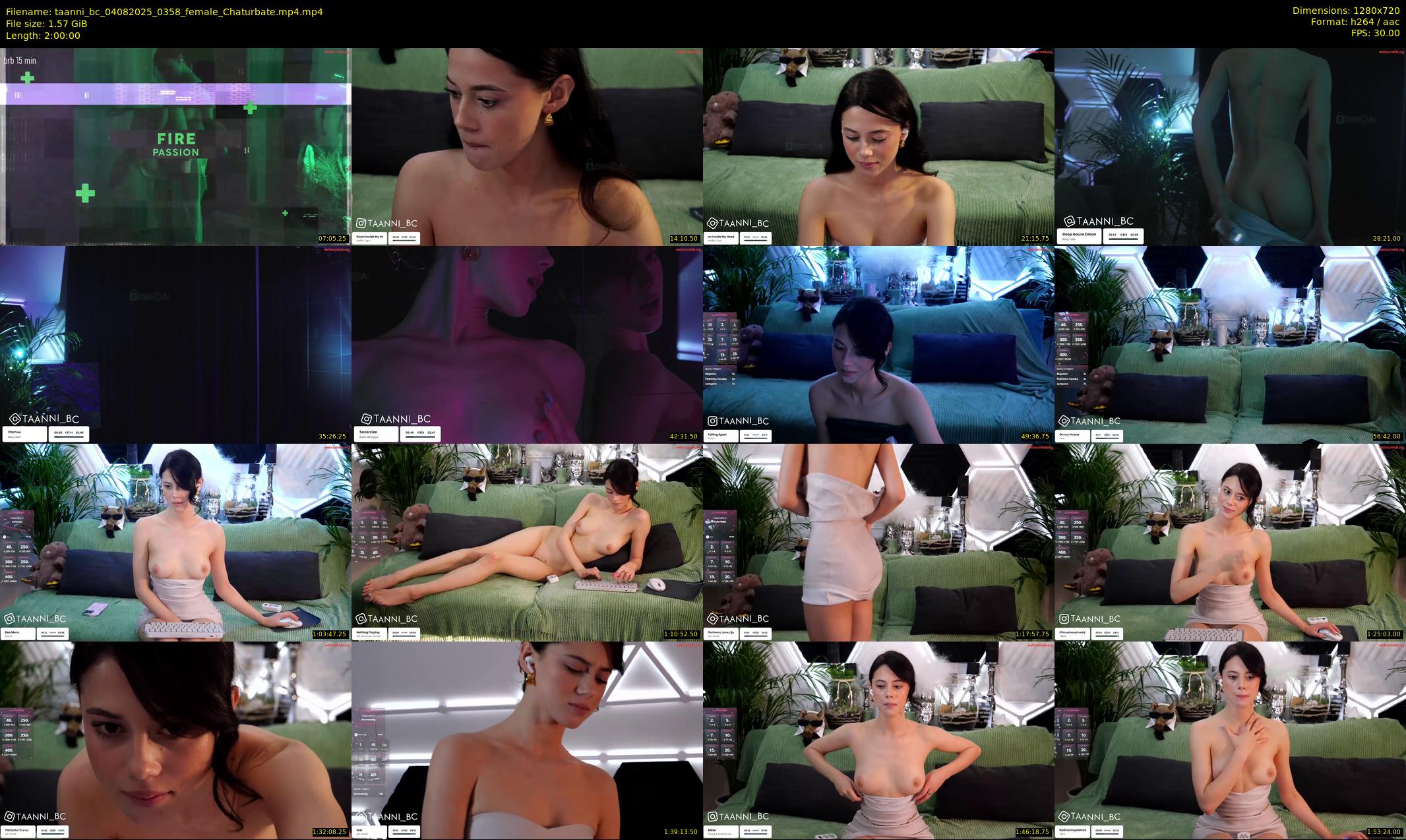 taanni_bc — 120 minute Chaturbate female cam show recording, 720p, Aug 4, 2025