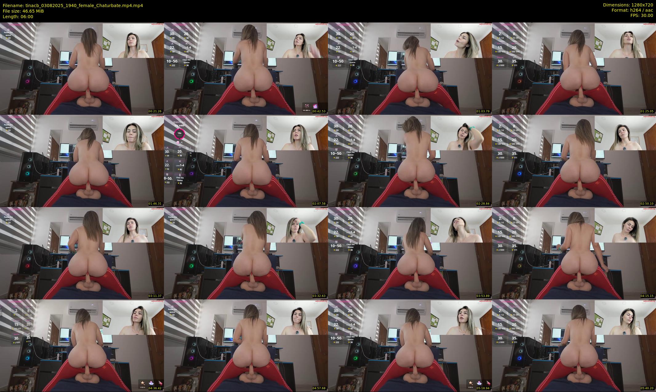 tinacb — 6 minute Chaturbate female cam show recording, 720p, Aug 3, 2025