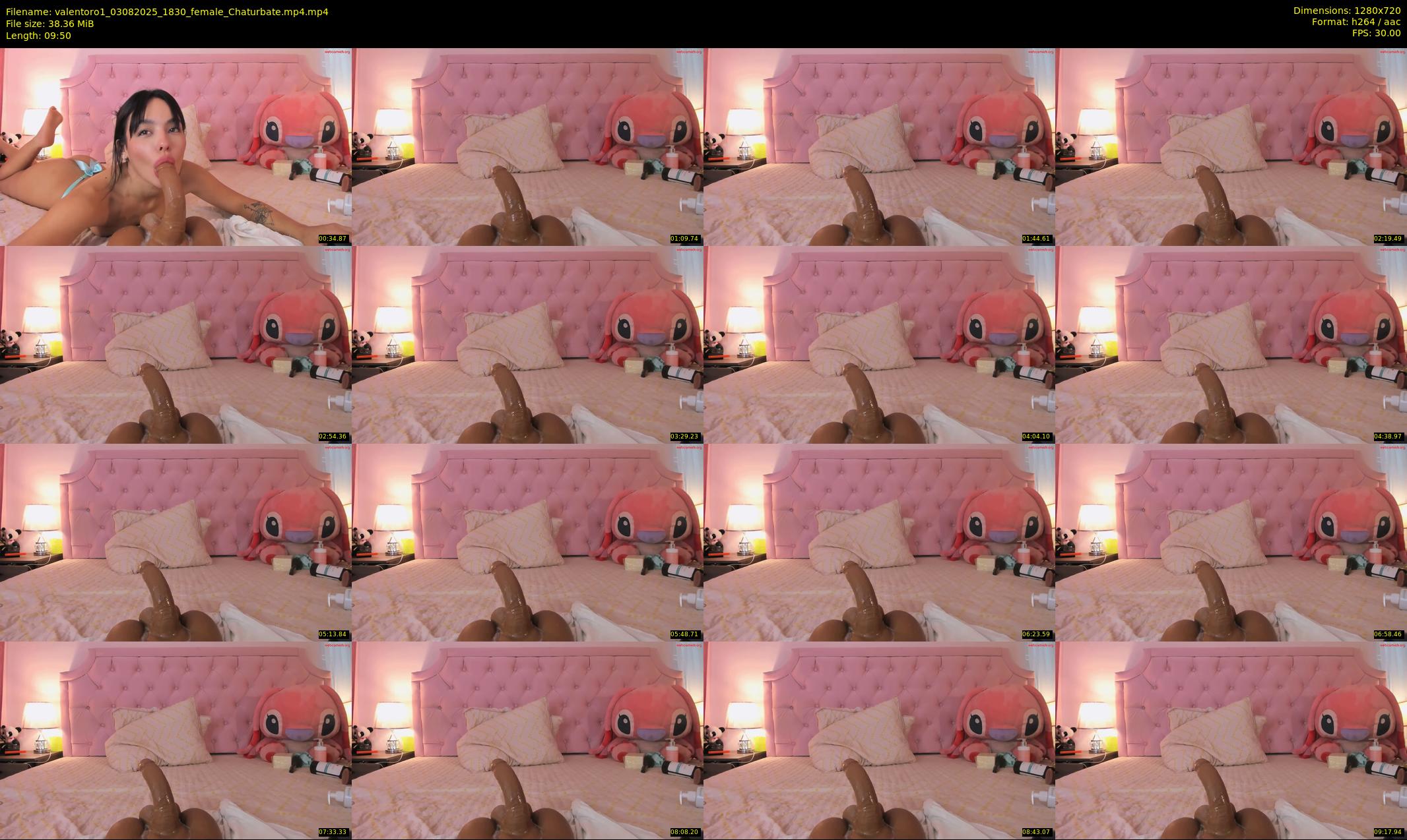 valentoro1 — 10 minute Chaturbate female cam show recording, 720p, Aug 3, 2025
