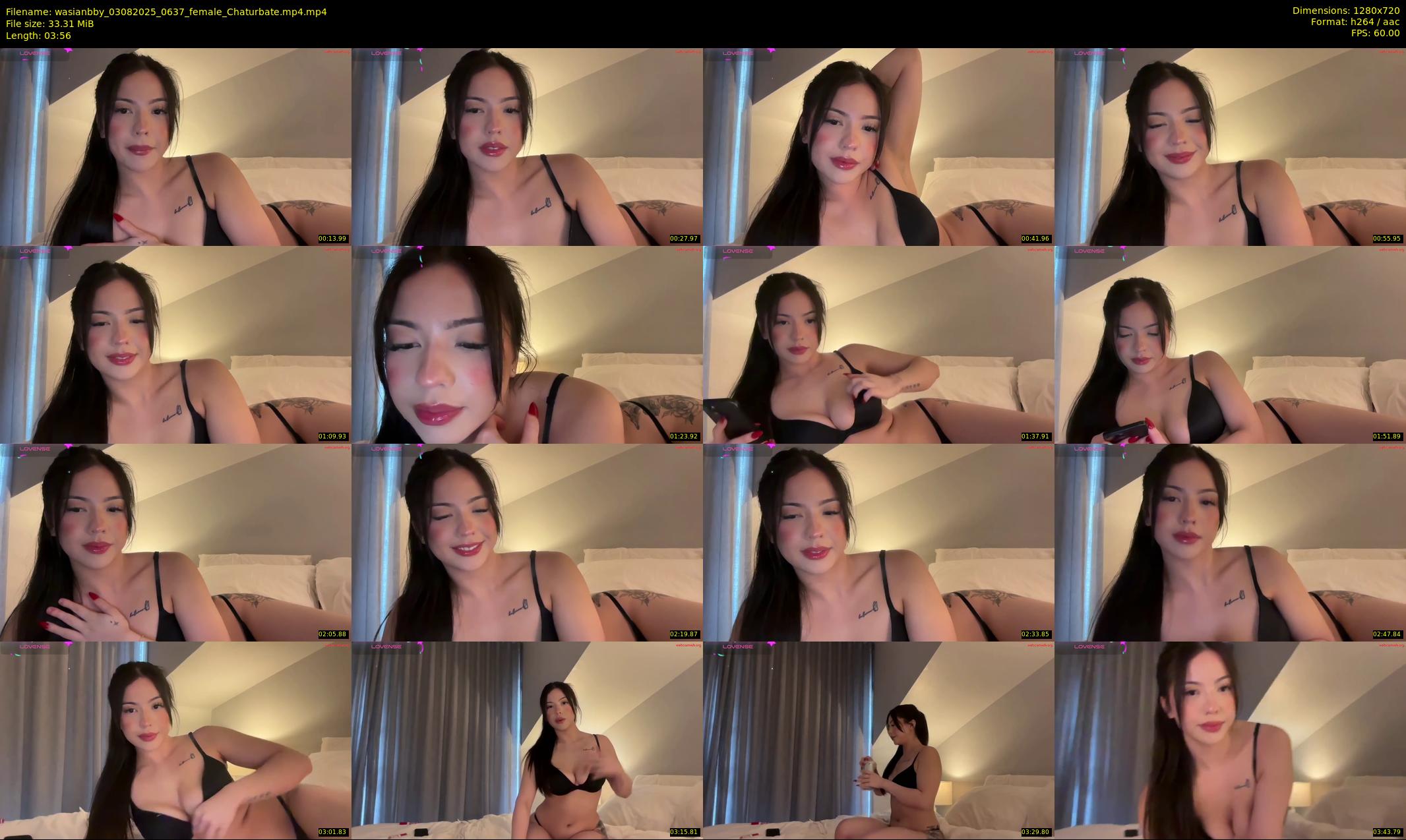wasianbby — 4 minute Chaturbate female cam show recording, 720p, Aug 3, 2025