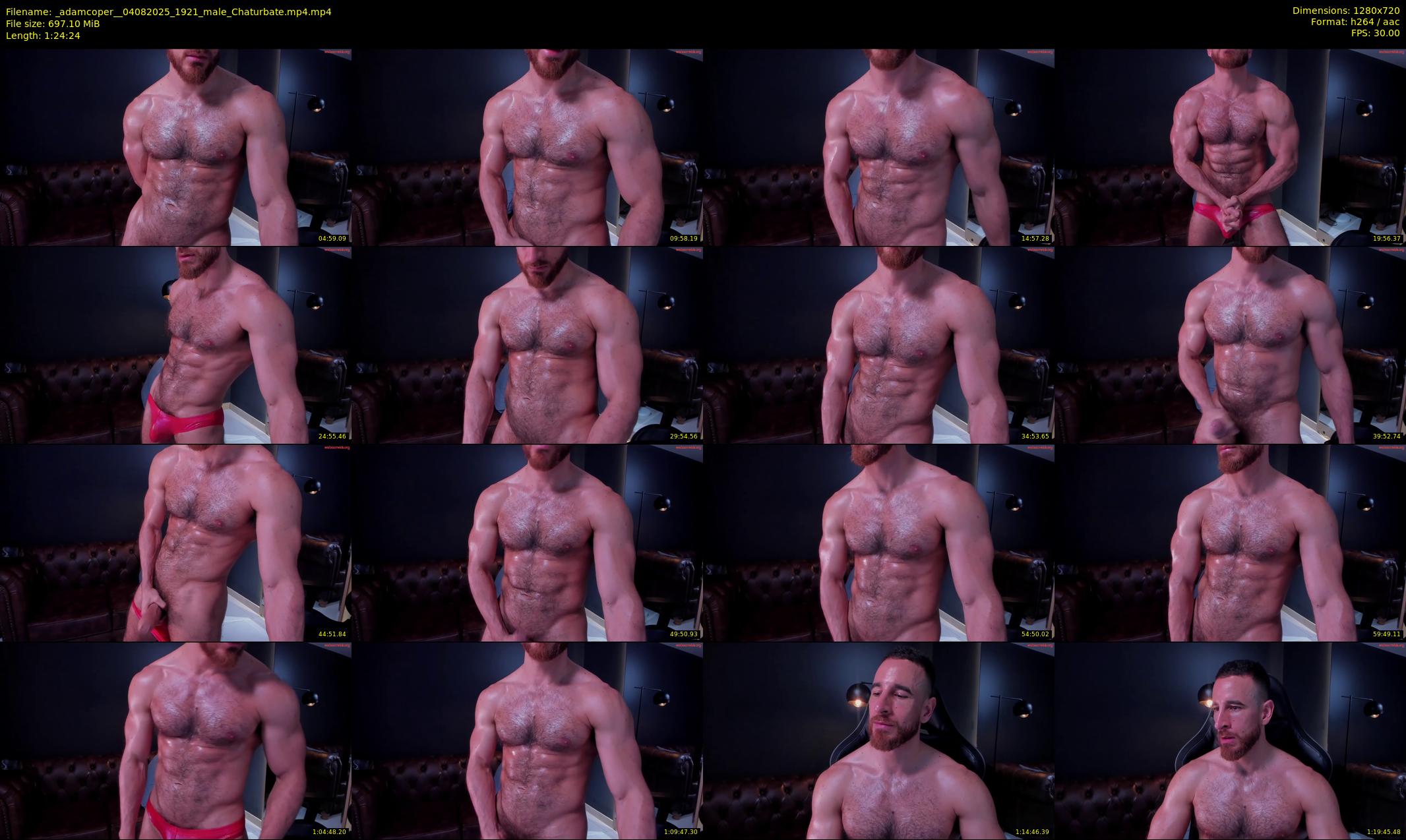 _adamcoper_ — 85 minute Chaturbate male cam show recording, 720p, Aug 4, 2025