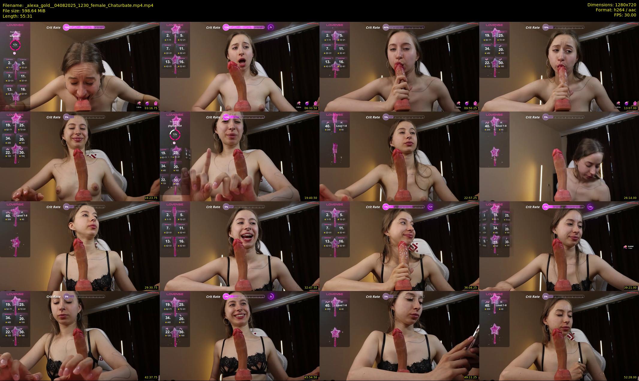 _alexa_gold_ — 56 minute Chaturbate female cam show recording, 720p, Aug 4, 2025