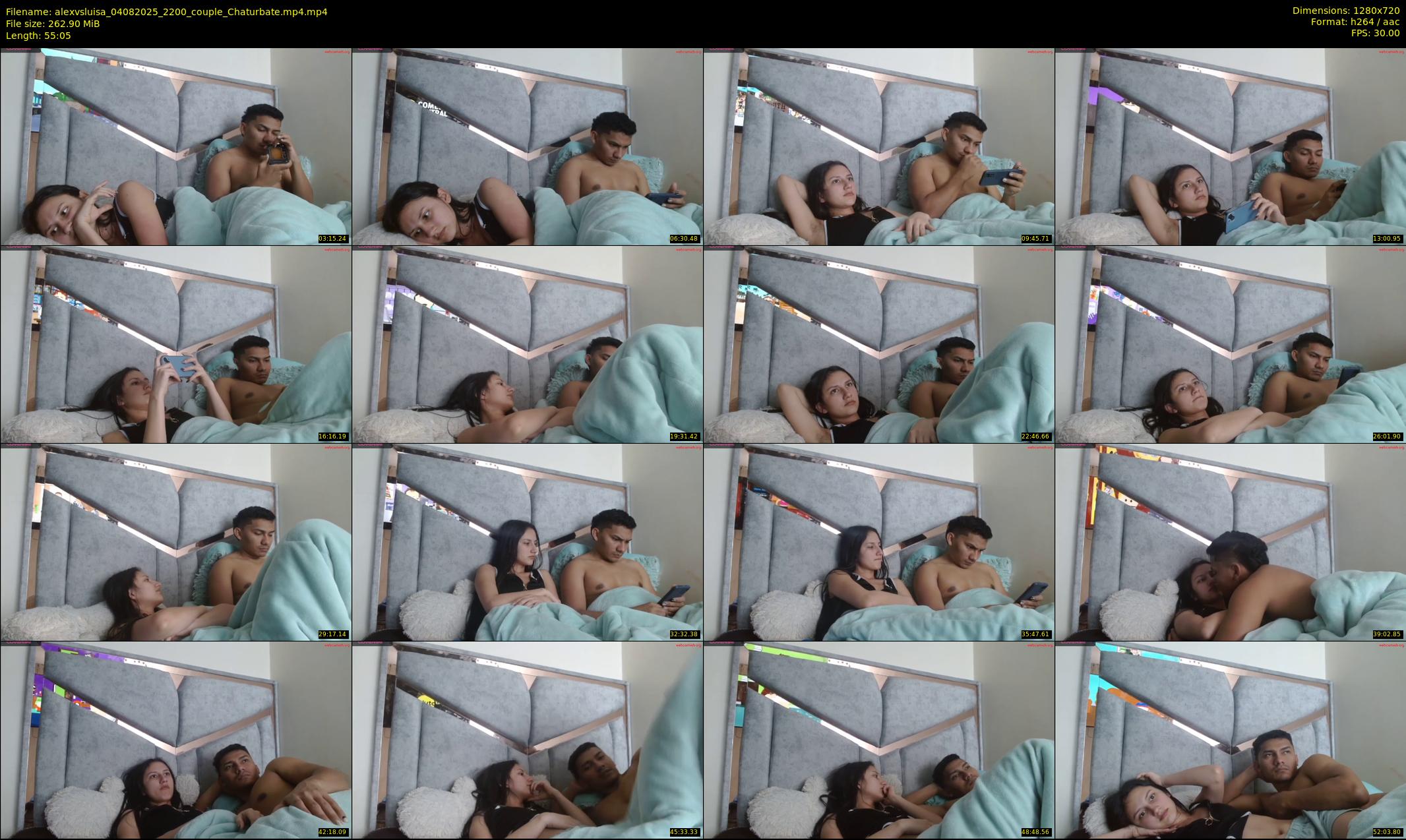alexvsluisa — 56 minute Chaturbate couple cam show recording, 720p, Aug 4, 2025