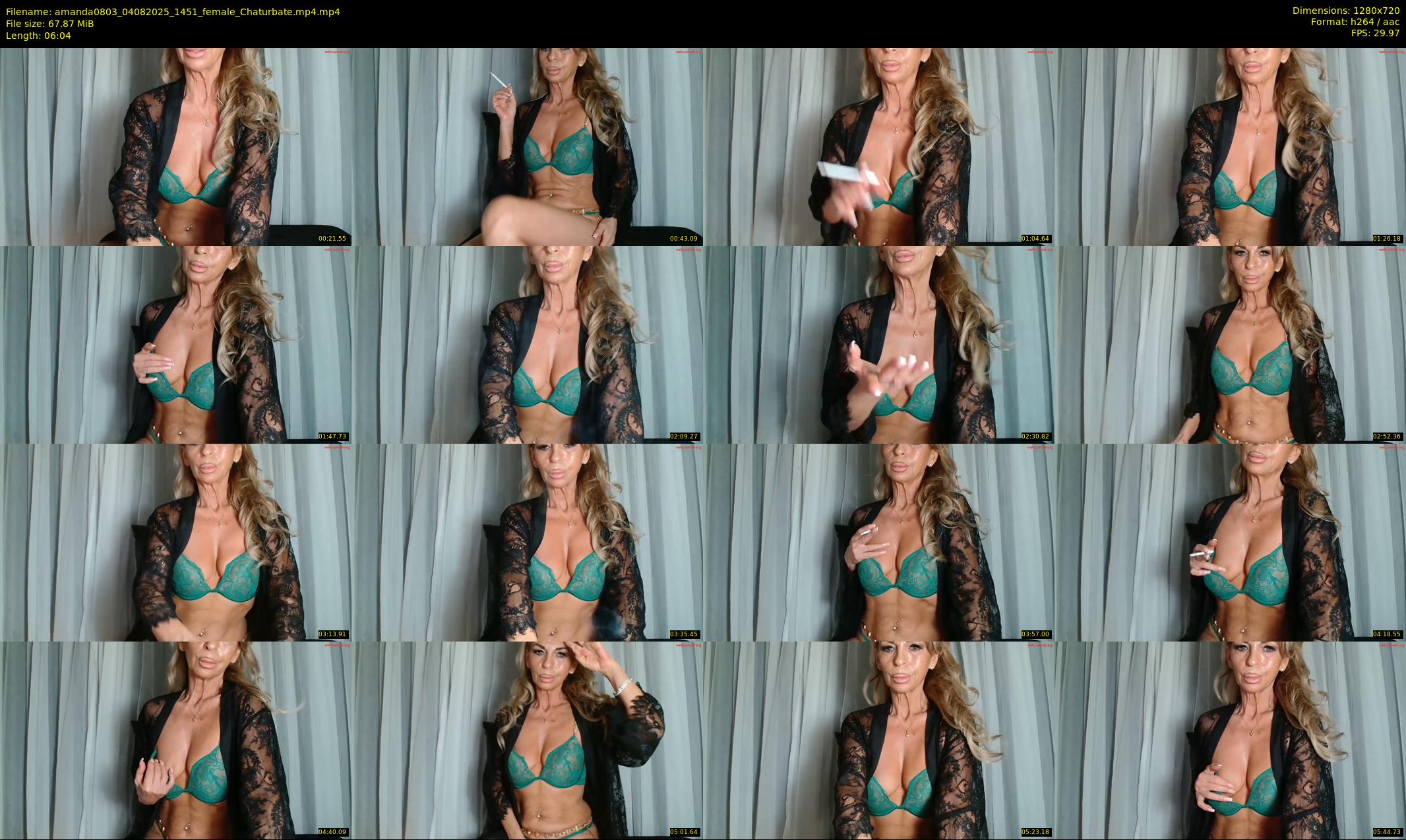 amanda0803 — 7 minute Chaturbate female cam show recording, 720p, Aug 4, 2025