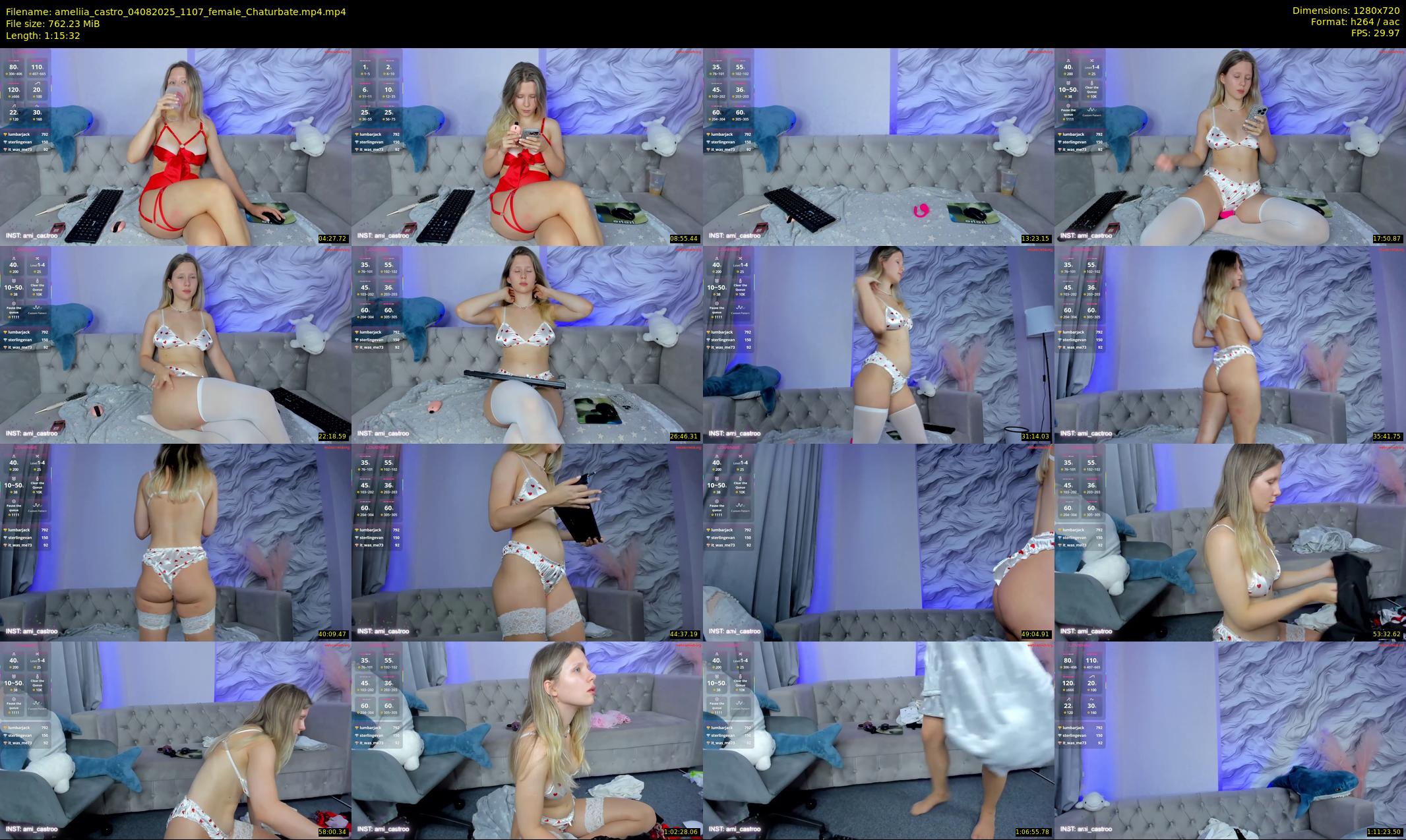 ameliia_castro — 76 minute Chaturbate female cam show recording, 720p, Aug 4, 2025