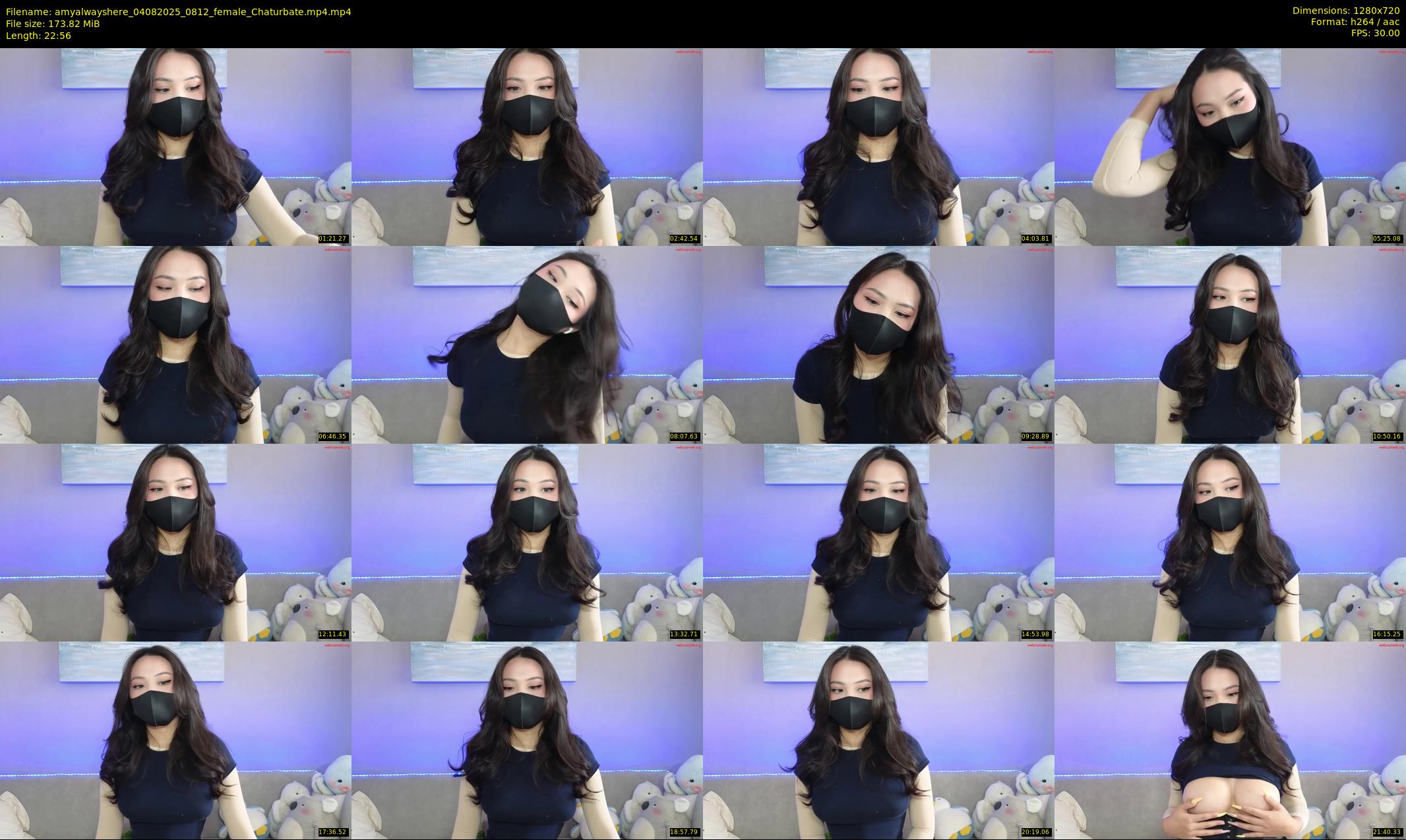 amyalwayshere — 23 minute Chaturbate female cam show recording, 720p, Aug 4, 2025