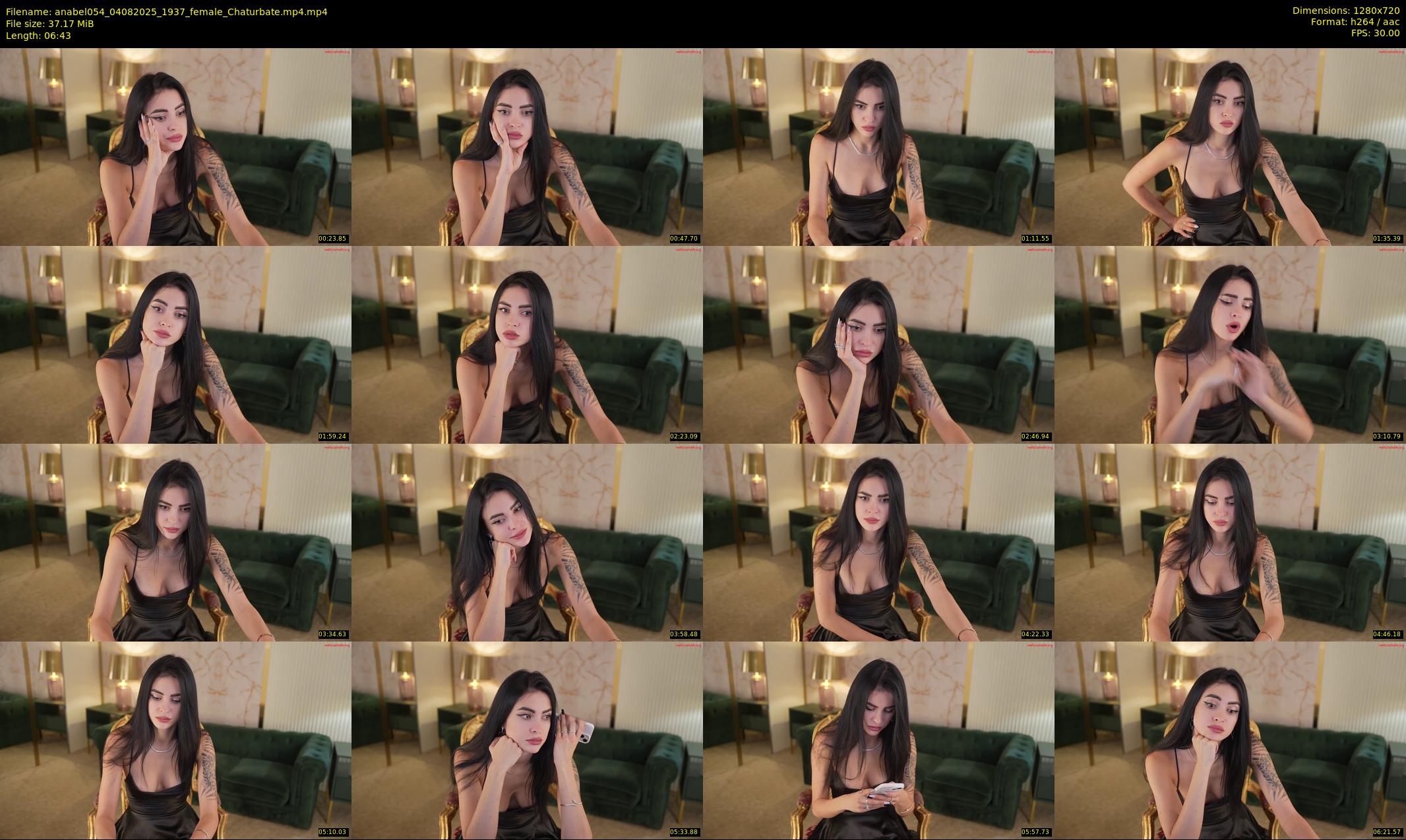 anabel054 — 7 minute Chaturbate female cam show recording, 720p, Aug 4, 2025