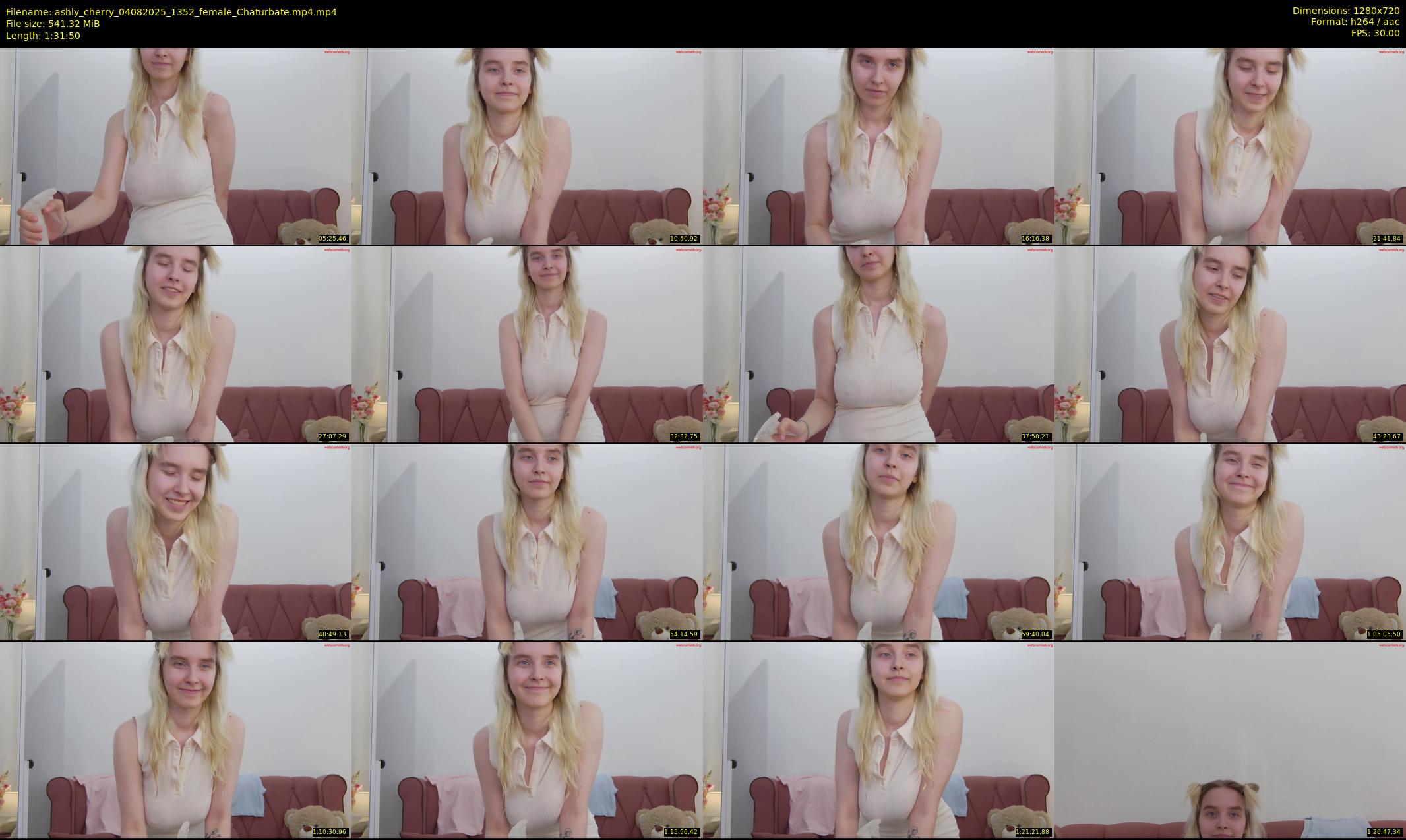 ashly_cherry — 92 minute Chaturbate female cam show recording, 720p, Aug 4, 2025