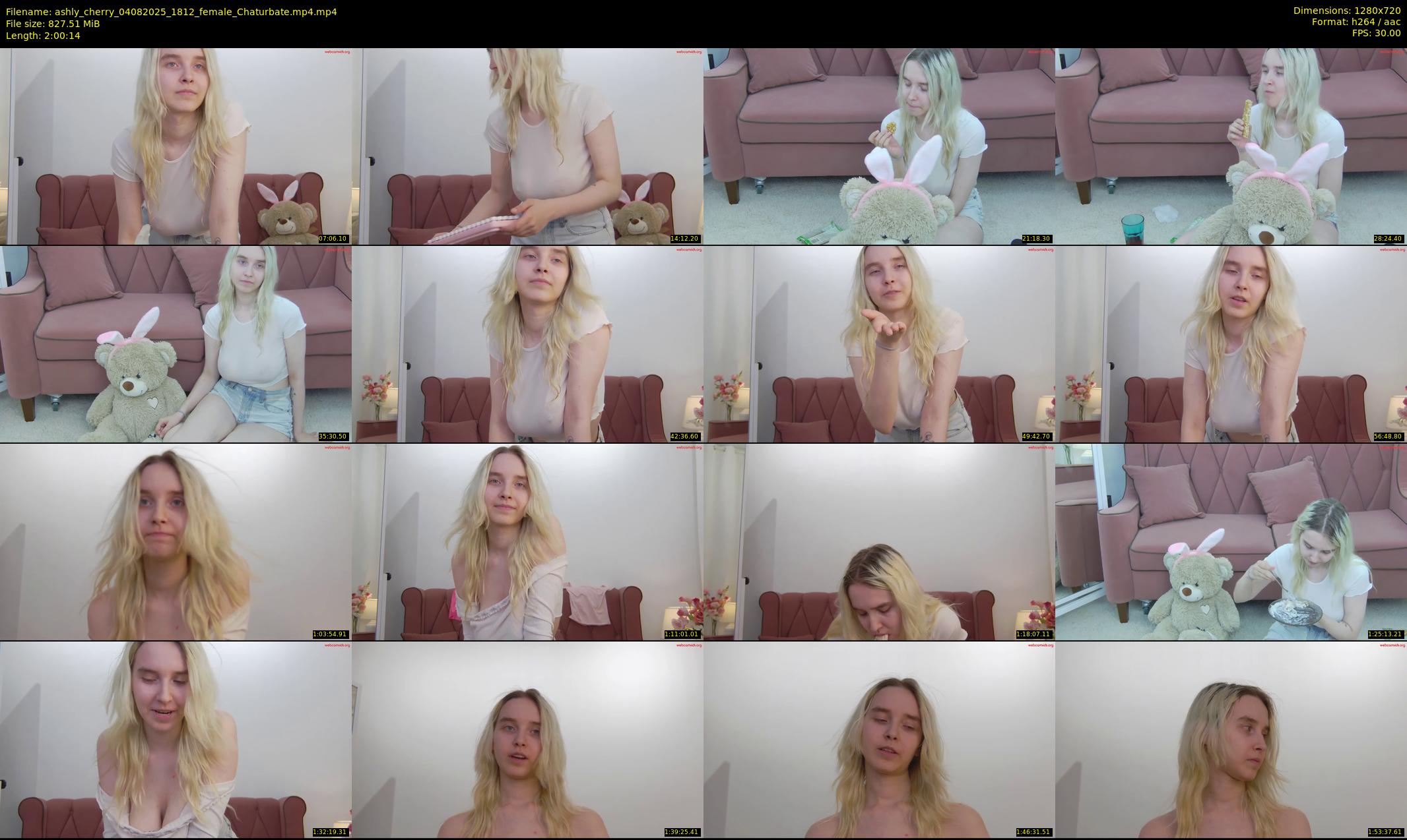 ashly_cherry — 121 minute Chaturbate female cam show recording, 720p, Aug 4, 2025