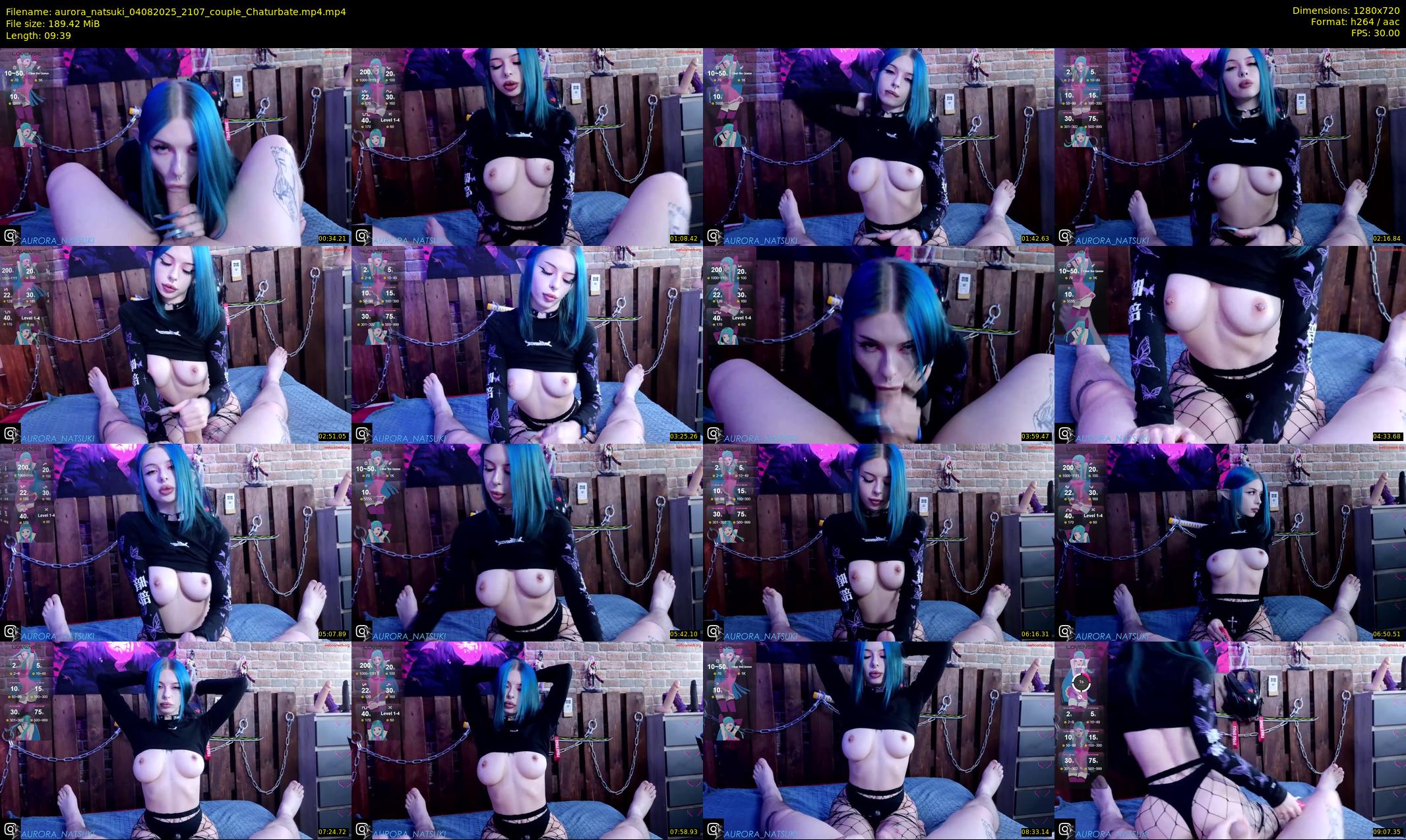 aurora_natsuki — 10 minute Chaturbate couple cam show recording, 720p, Aug 4, 2025