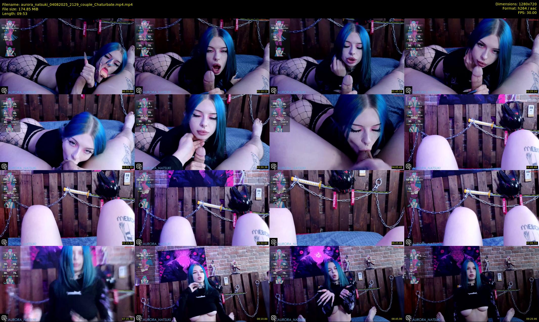 aurora_natsuki — 10 minute Chaturbate couple cam show recording, 720p, Aug 4, 2025