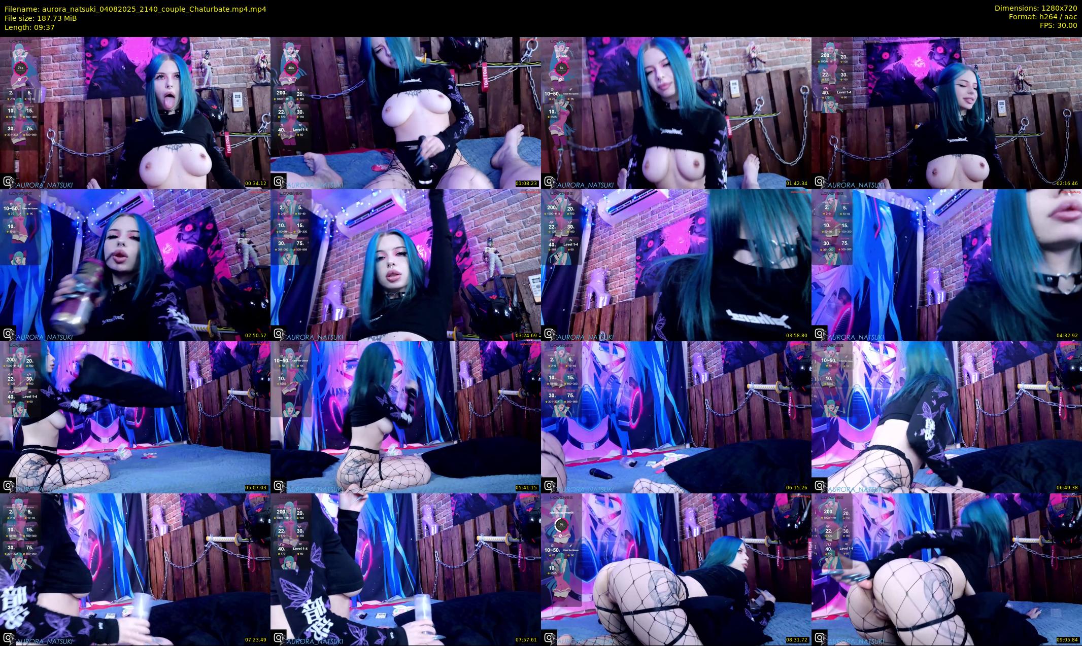 aurora_natsuki — 10 minute Chaturbate couple cam show recording, 720p, Aug 4, 2025