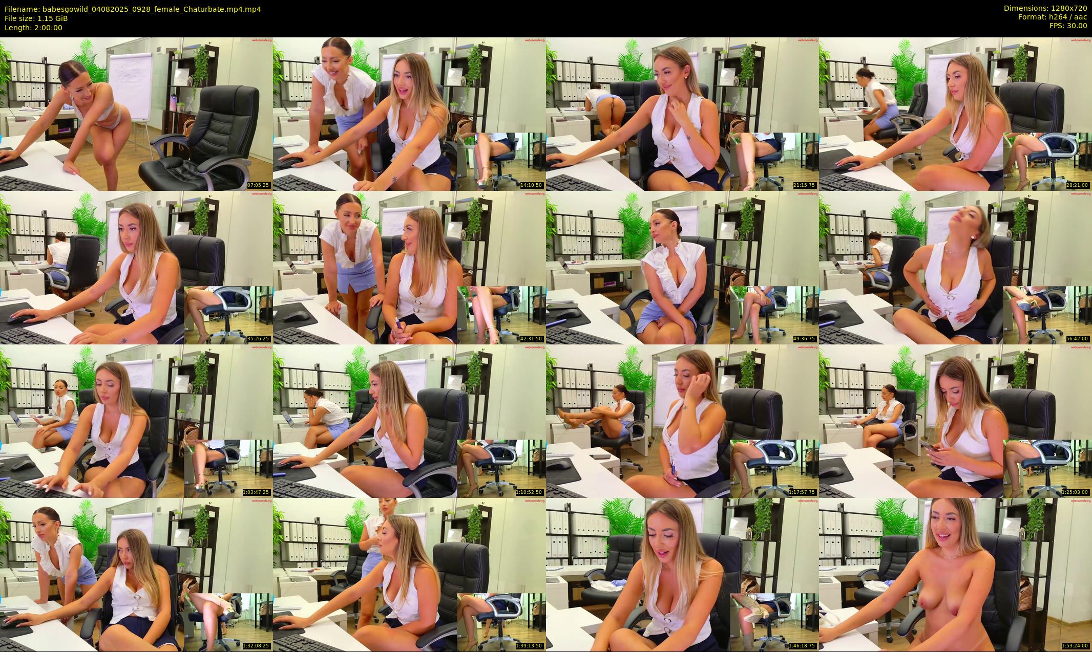 babesgowild — 120 minute Chaturbate couple cam show recording, 720p, Aug 4, 2025