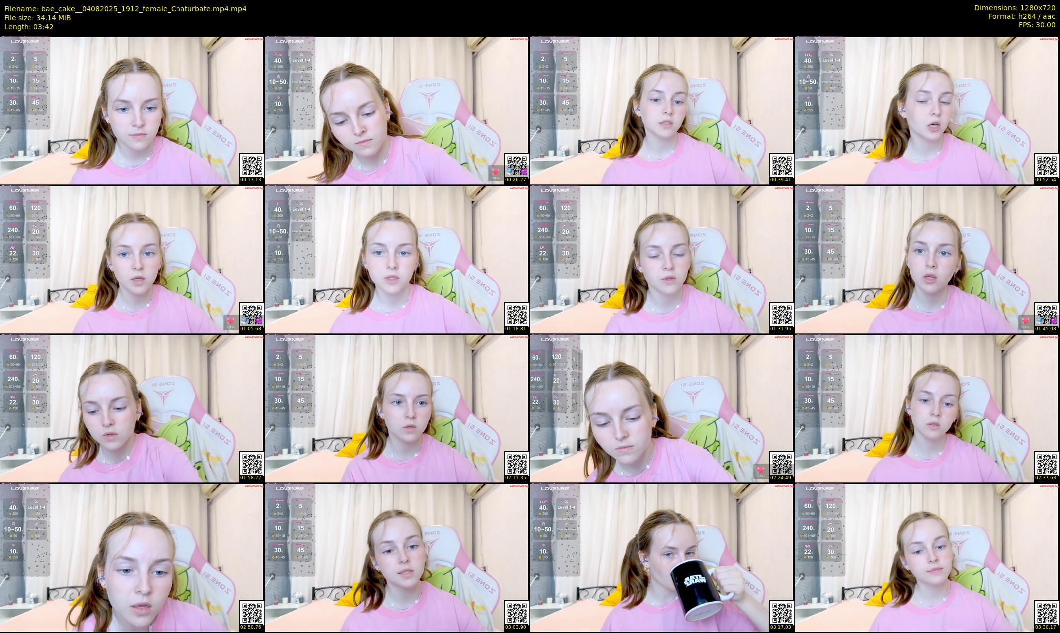 bae_cake_ — 4 minute Chaturbate female cam show recording, 720p, Aug 4, 2025