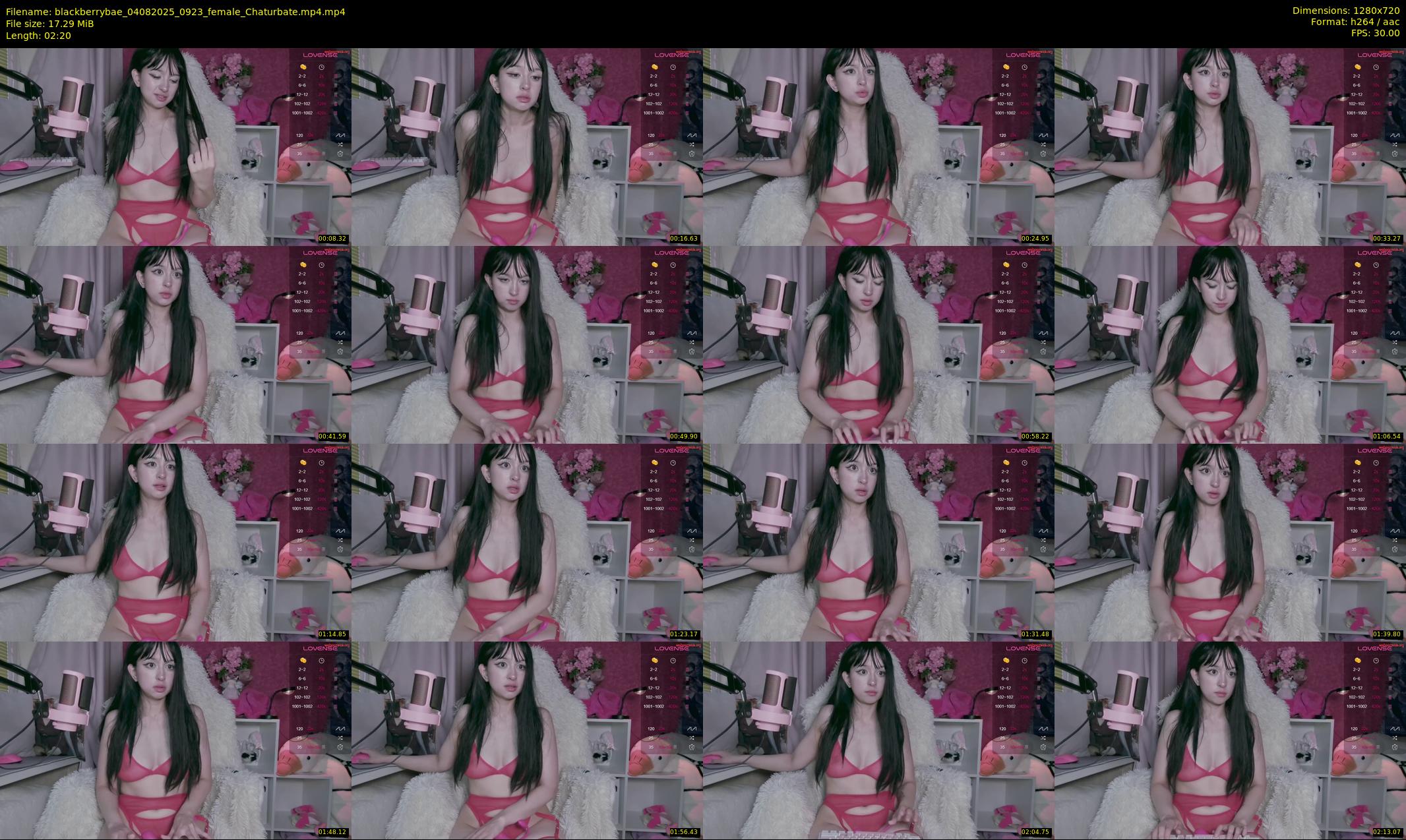 blackberrybae — 3 minute Chaturbate female cam show recording, 720p, Aug 4, 2025