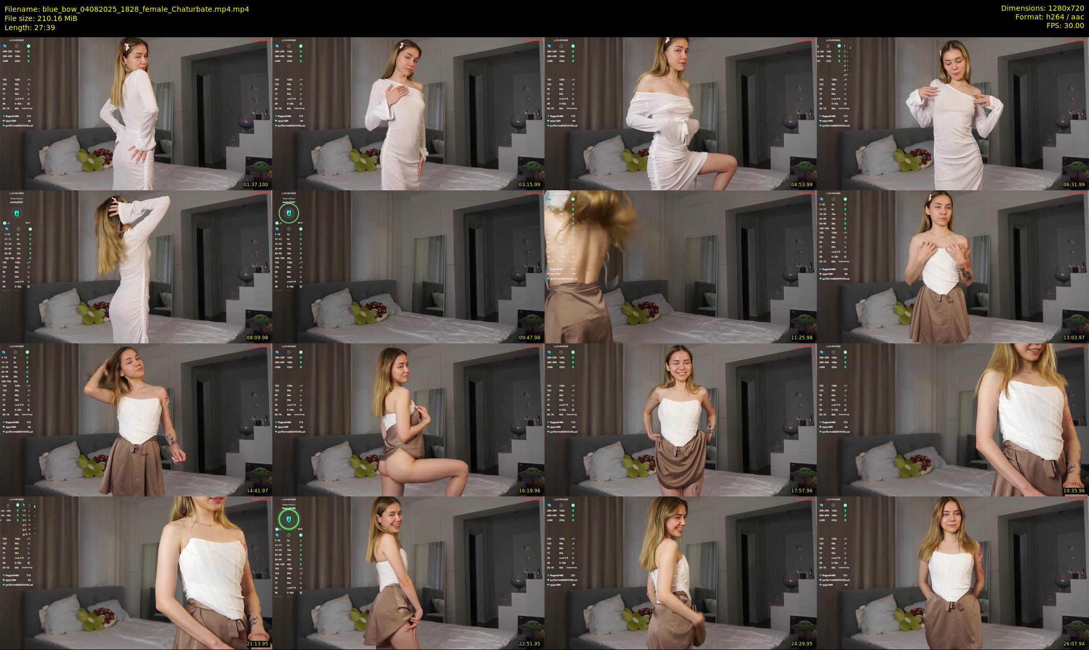 blue_bow — 28 minute Chaturbate female cam show recording, 720p, Aug 4, 2025