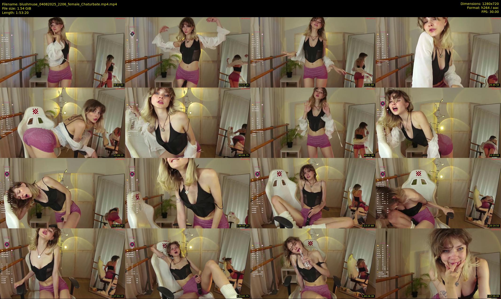 blushmuse — 114 minute Chaturbate female cam show recording, 720p, Aug 4, 2025