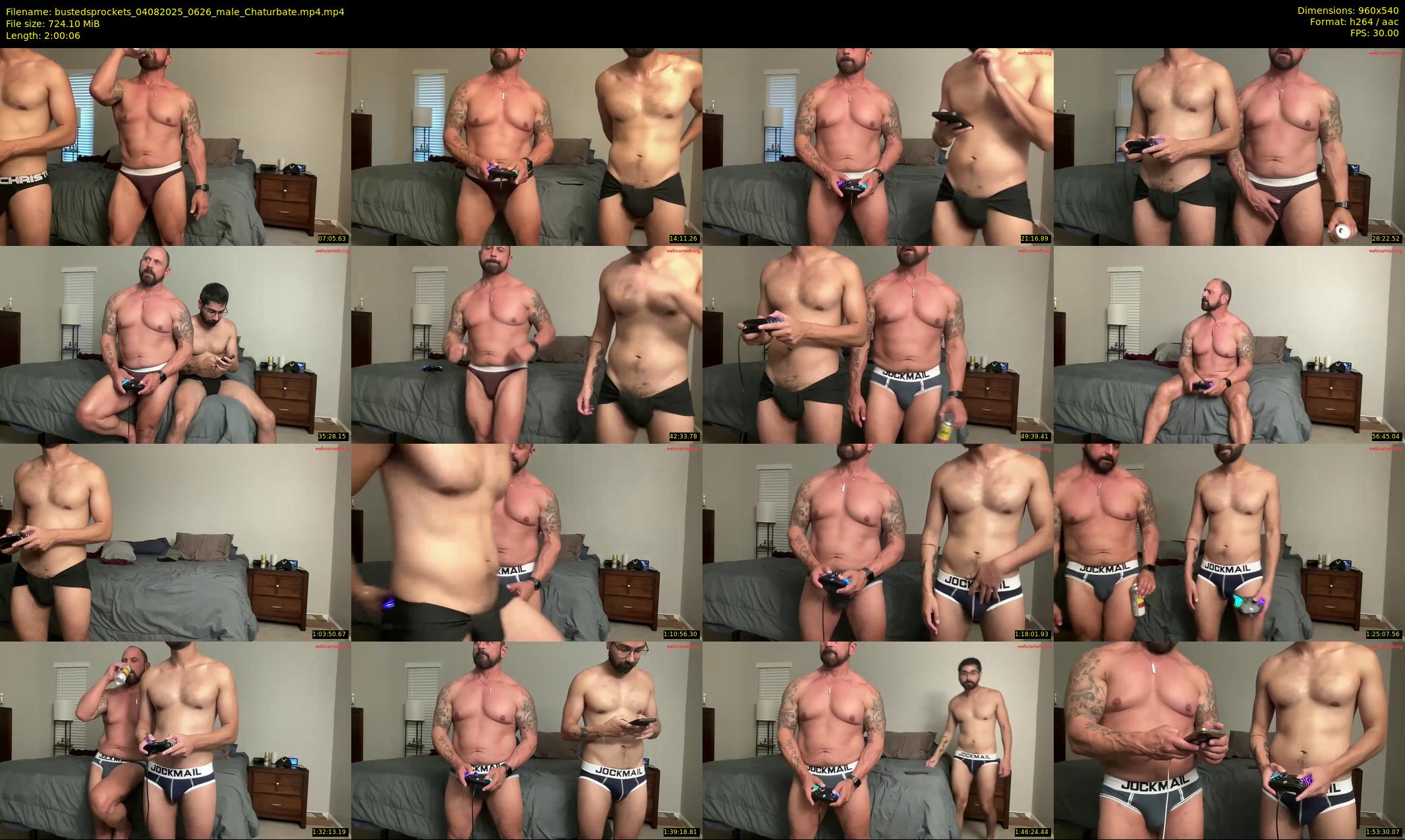 bustedsprockets — 121 minute Chaturbate male cam show recording, 480p, Aug 4, 2025