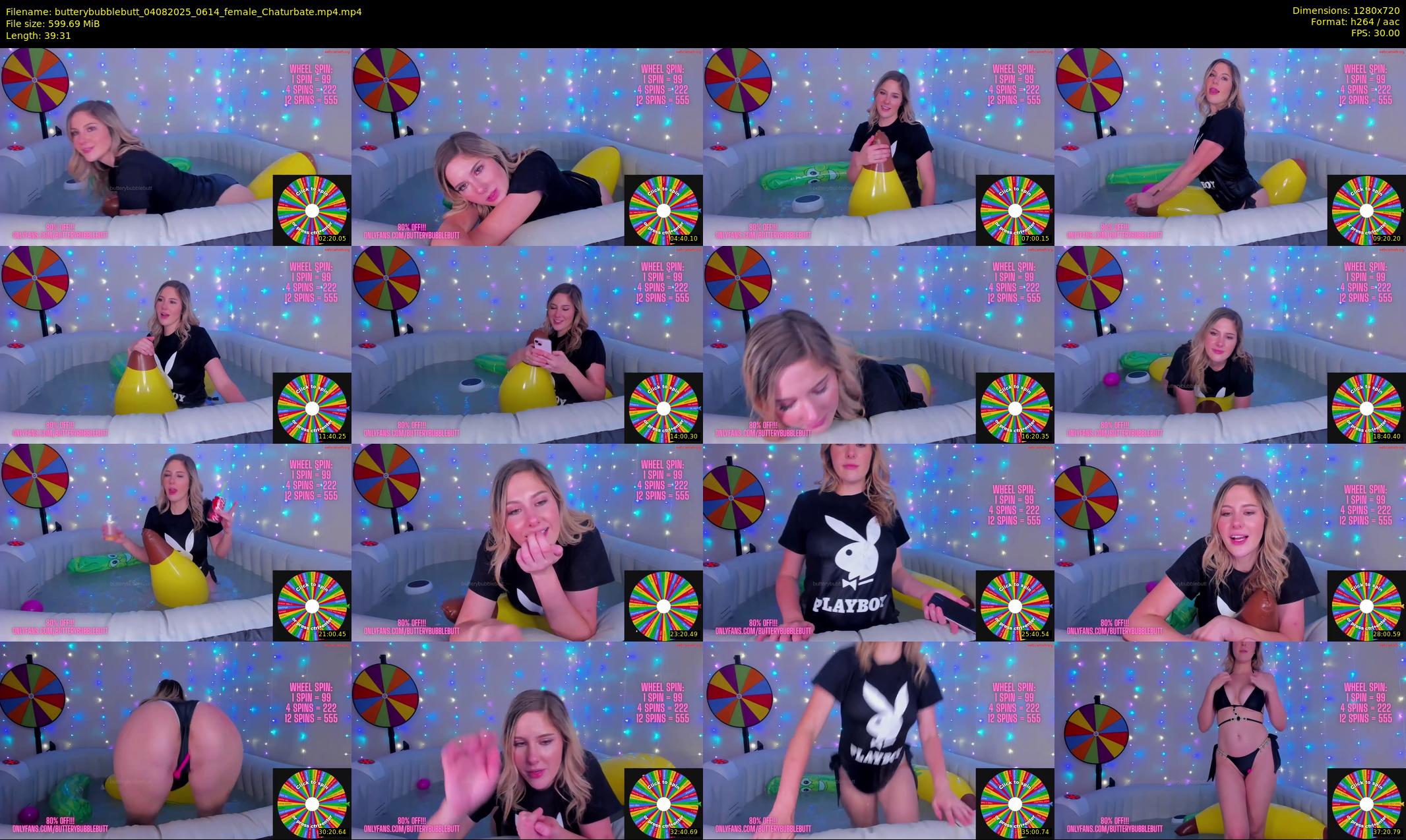 butterybubblebutt — 40 minute Chaturbate couple cam show recording, 720p, Aug 4, 2025