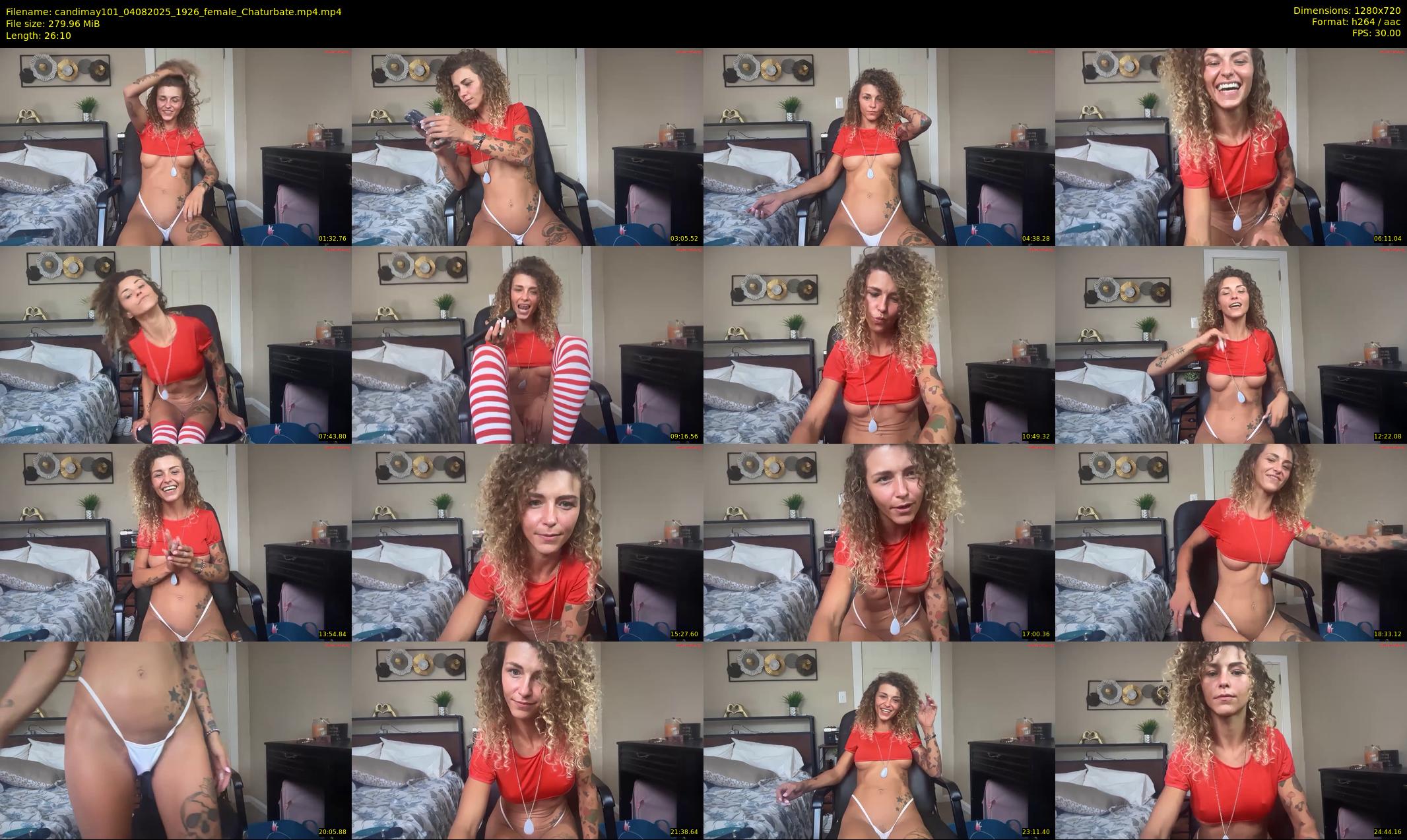candimay101 — 27 minute Chaturbate female cam show recording, 720p, Aug 4, 2025