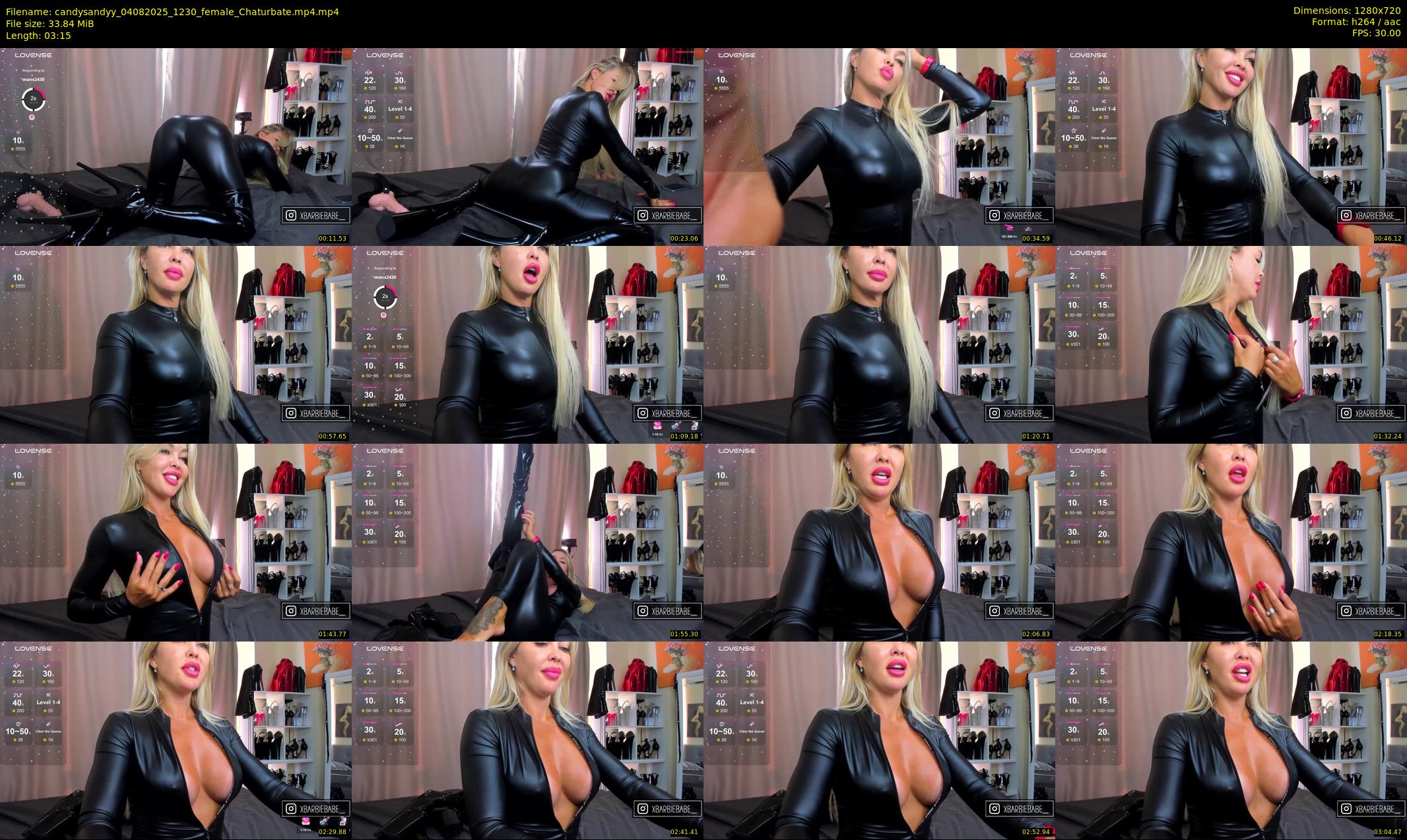 candysandyy — 4 minute Chaturbate female cam show recording, 720p, Aug 4, 2025