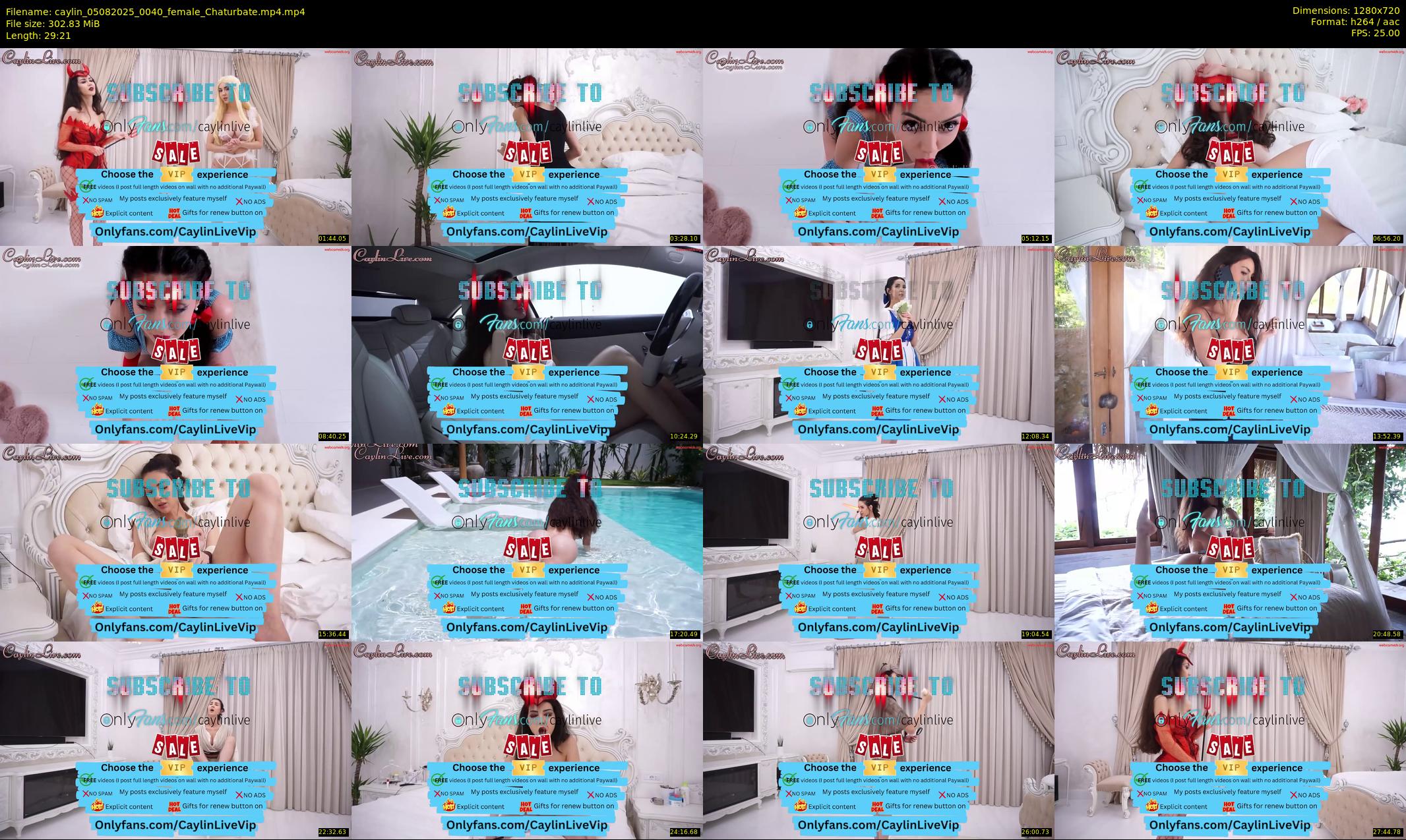 caylin — 30 minute Chaturbate female cam show recording, 720p, Aug 5, 2025