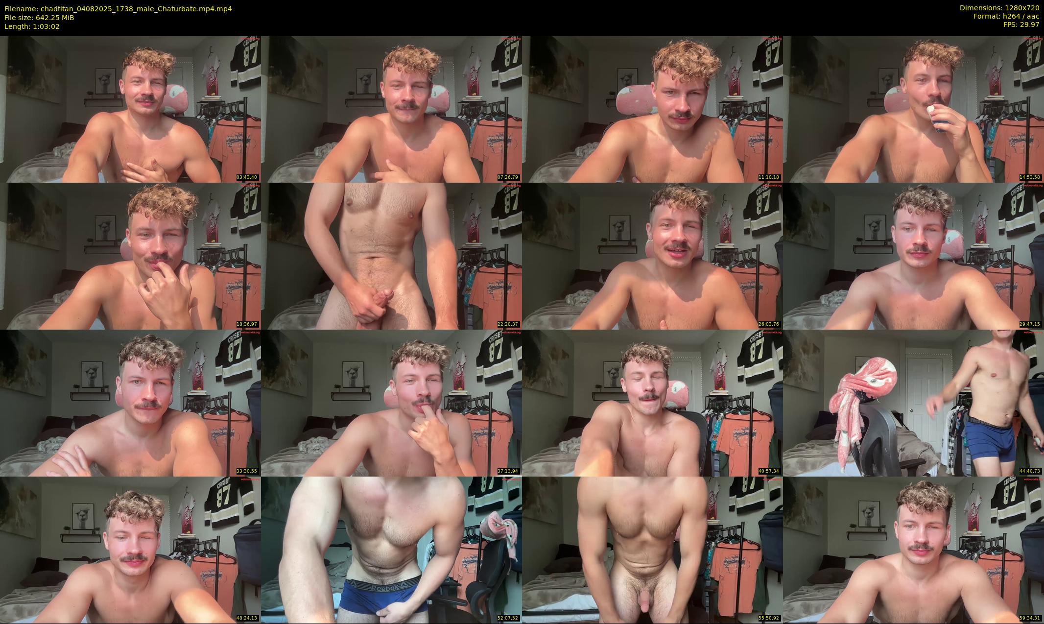chadtitan — 64 minute Chaturbate male cam show recording, 720p, Aug 4, 2025