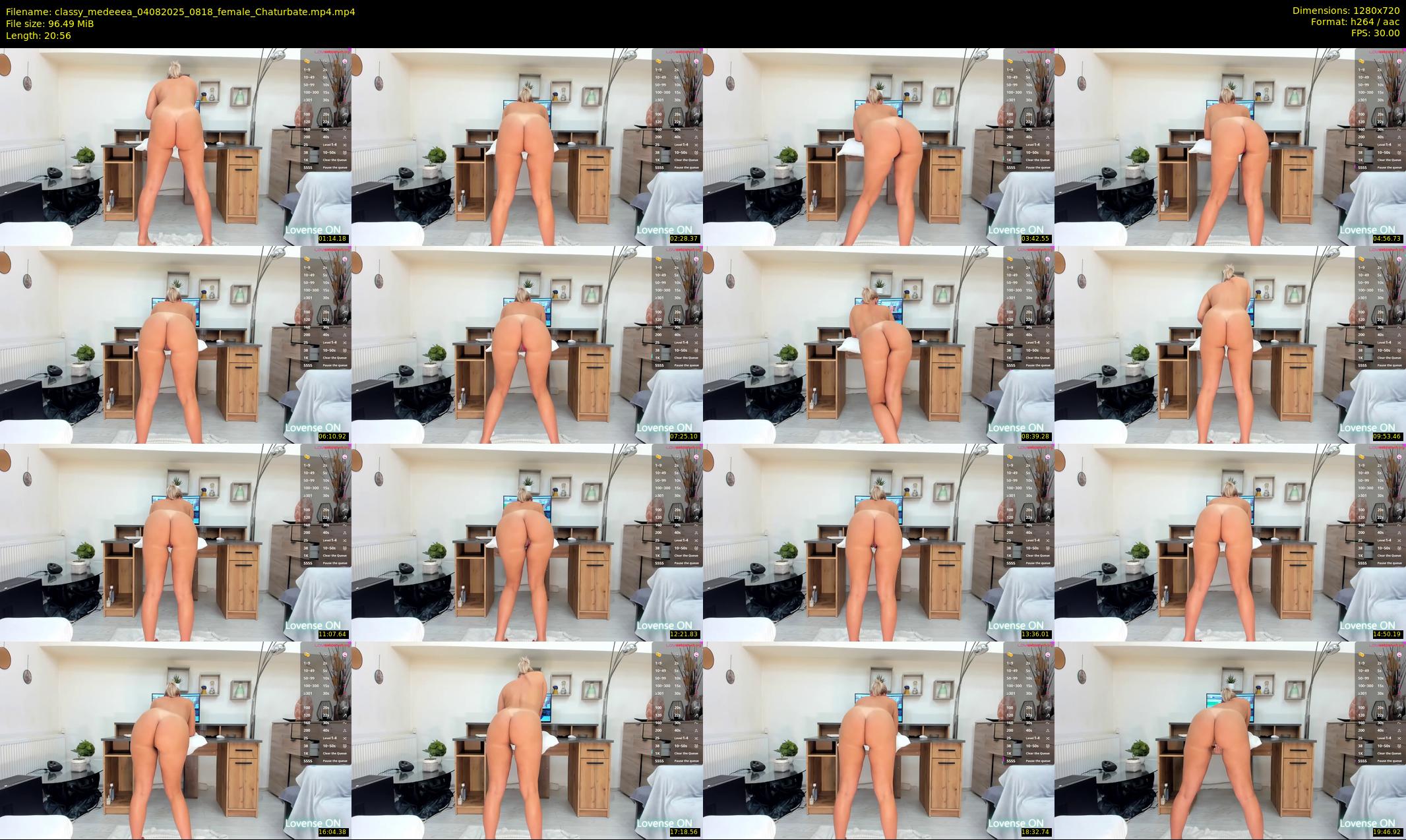 classy_medeeea — 21 minute Chaturbate female cam show recording, 720p, Aug 4, 2025