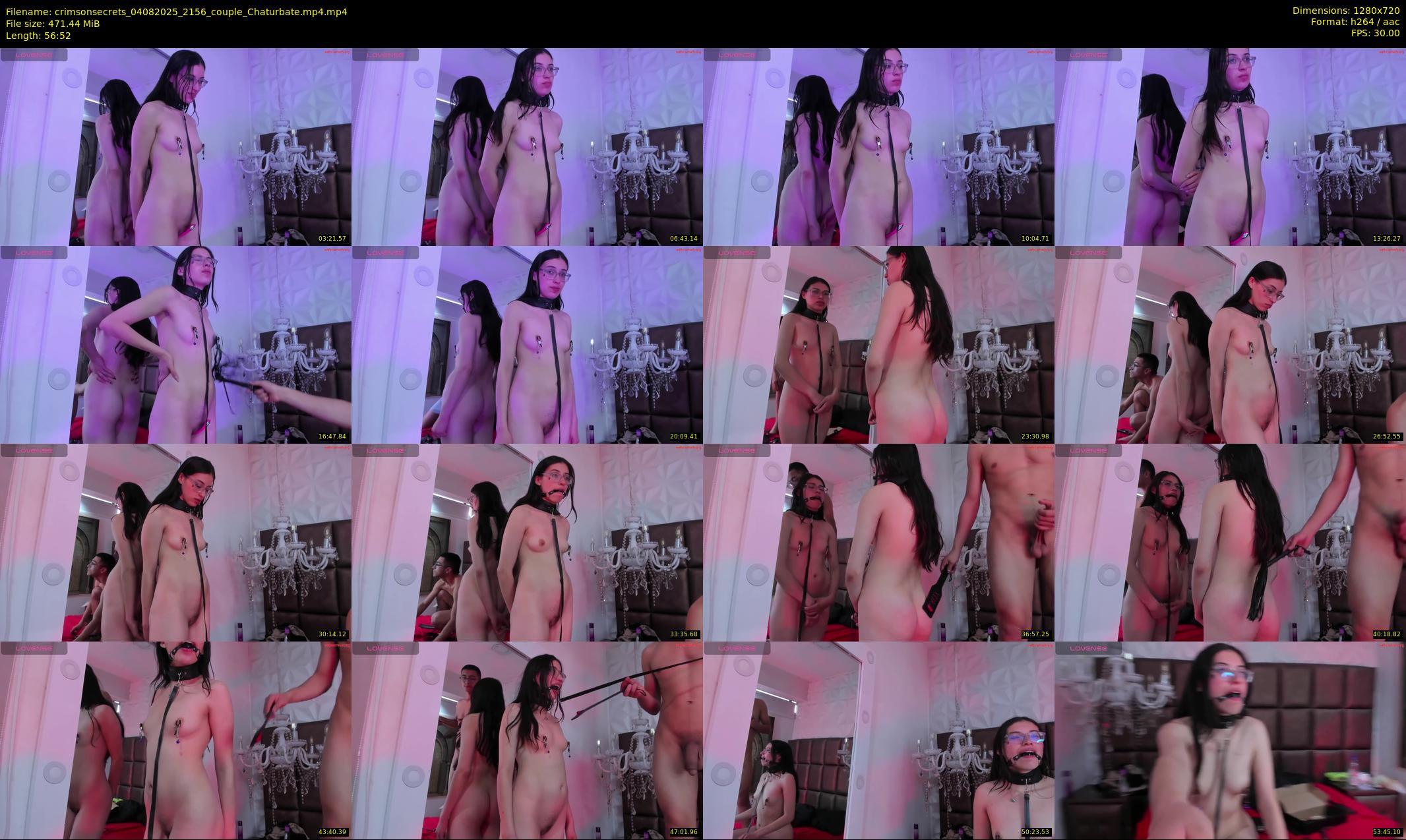 crimsonsecrets — 57 minute Chaturbate couple cam show recording, 720p, Aug 4, 2025