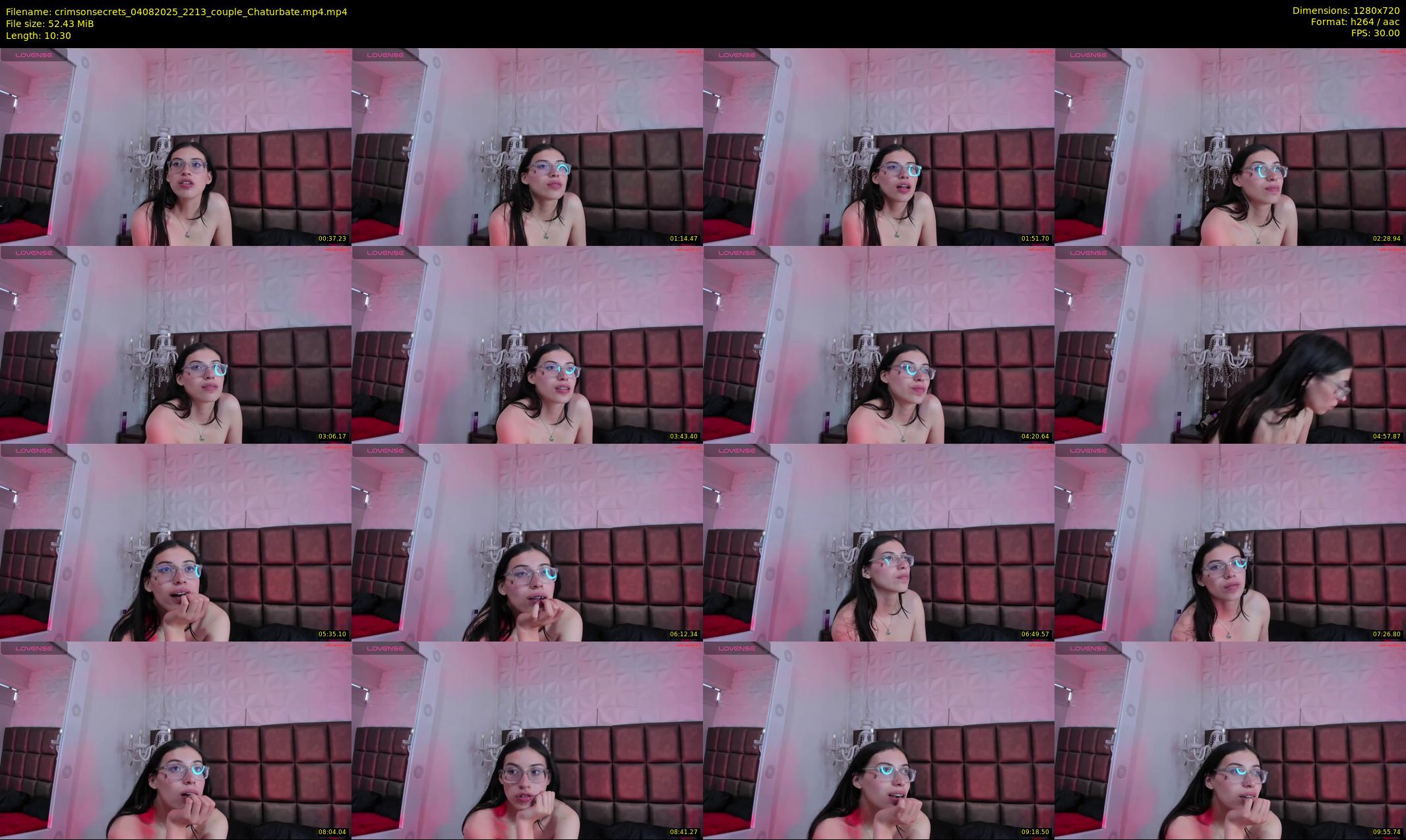 crimsonsecrets — 11 minute Chaturbate couple cam show recording, 720p, Aug 4, 2025