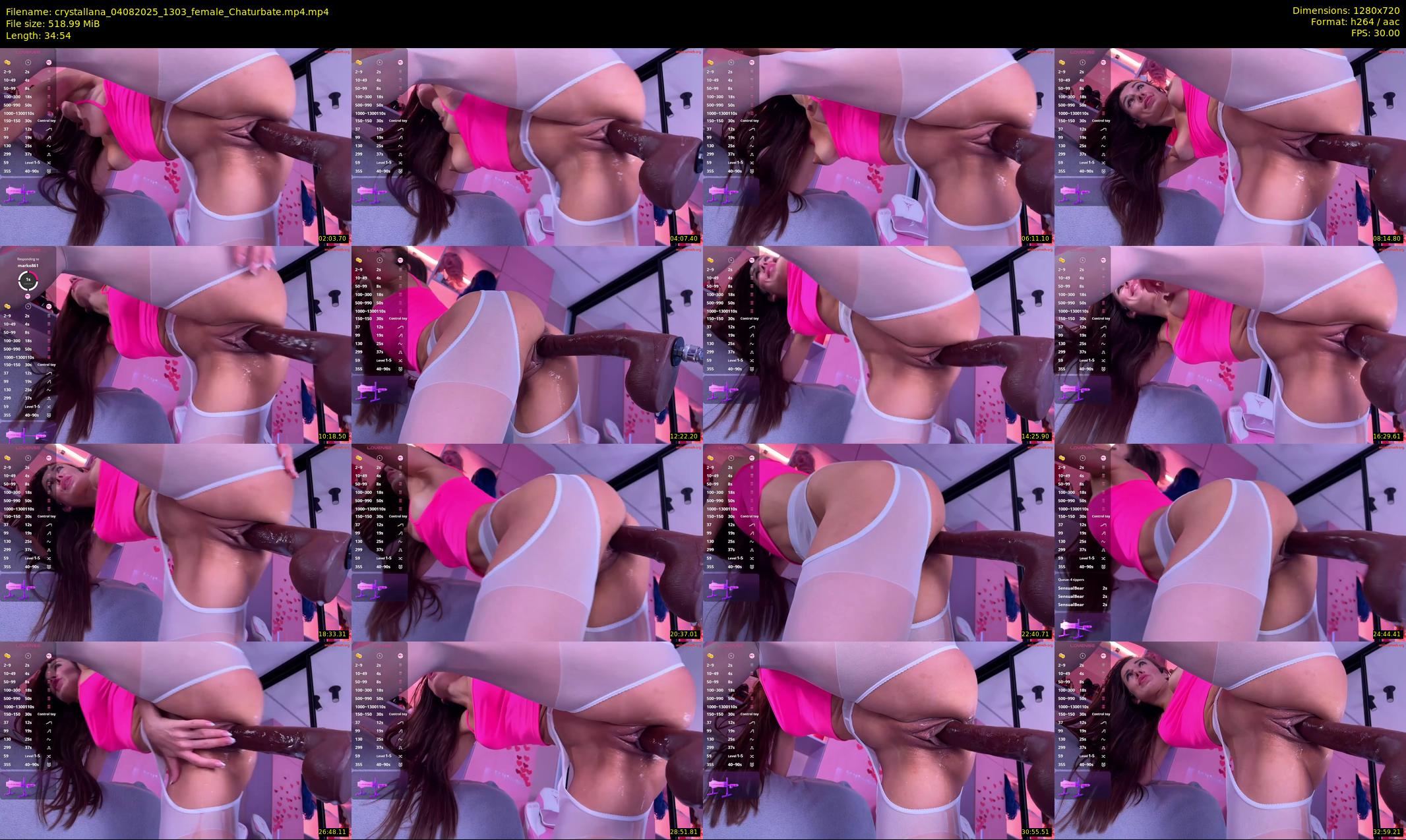 crystallana — 35 minute Chaturbate female cam show recording, 720p, Aug 4, 2025