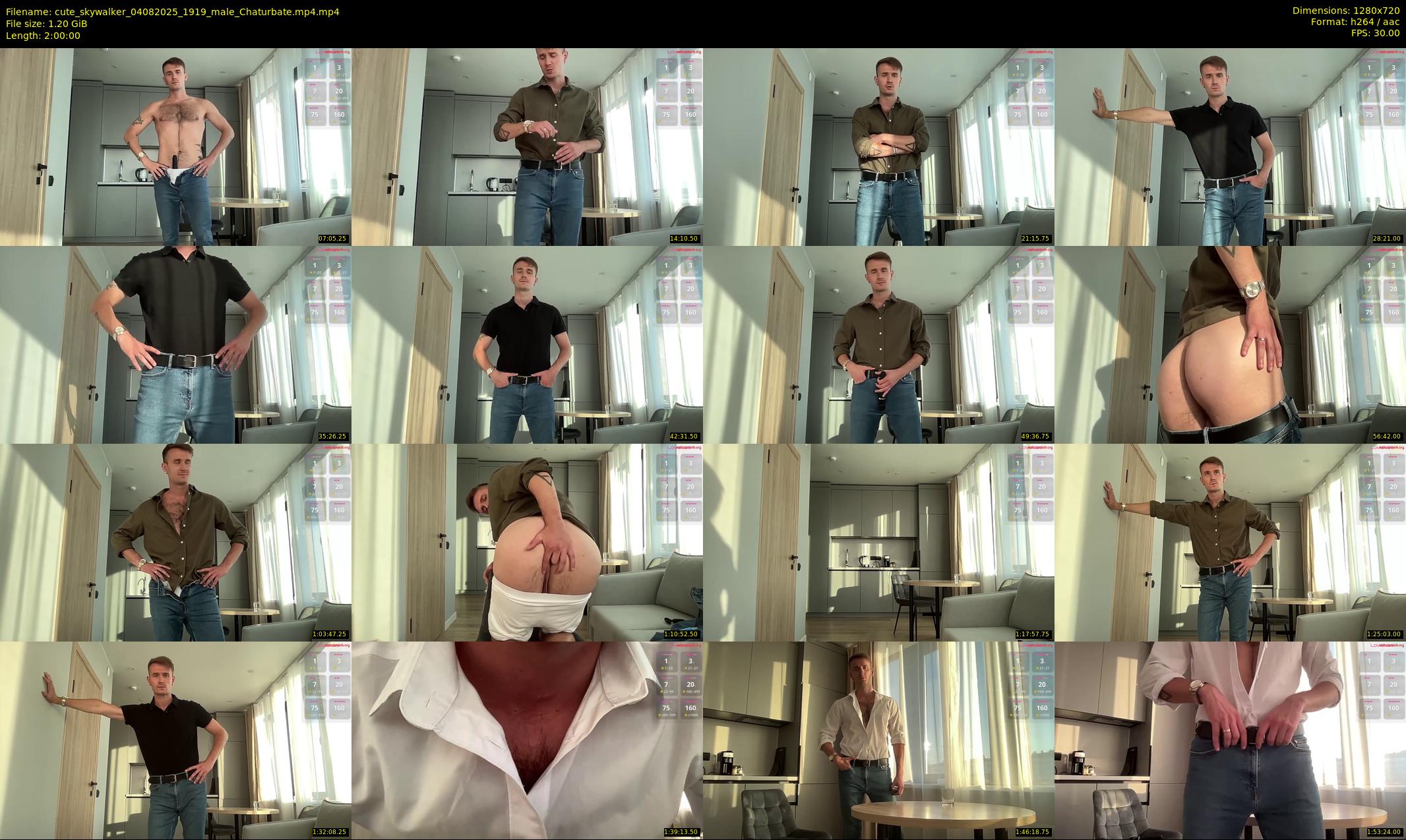 cute_skywalker — 120 minute Chaturbate male cam show recording, 720p, Aug 4, 2025